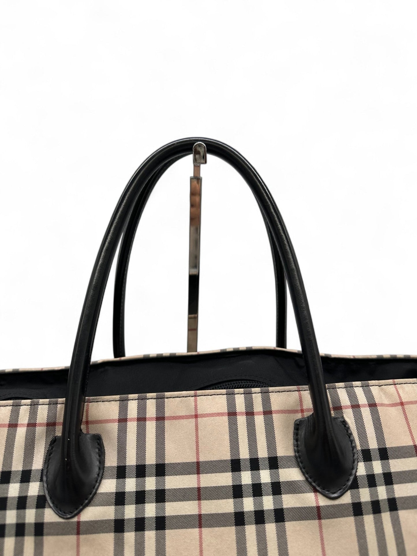 Vintage Blue Label Burberry Tote Handbag Nova Check - Thanks it's Vintage