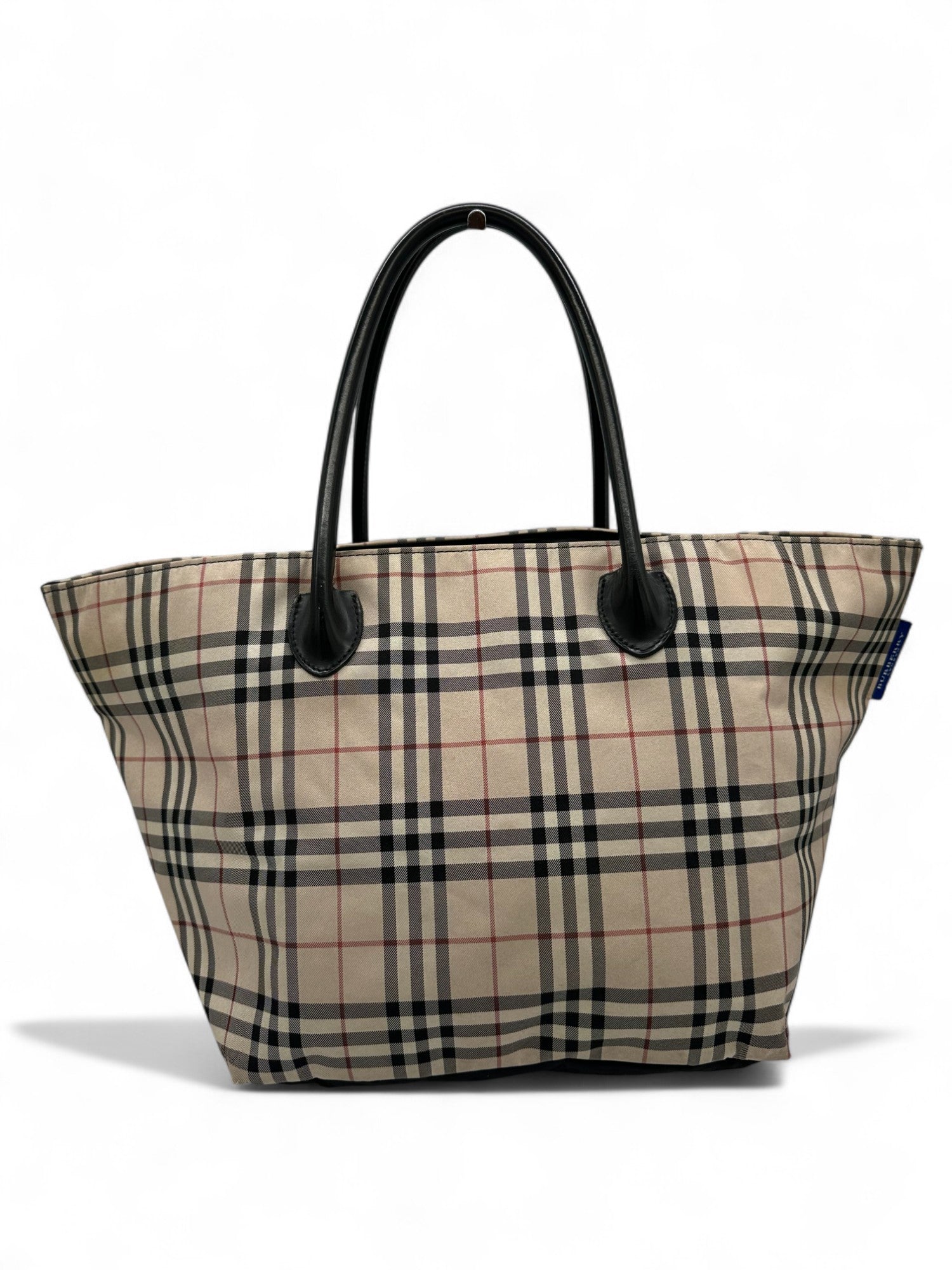 Vintage Blue Label Burberry Tote Handbag Nova Check - Thanks it's Vintage