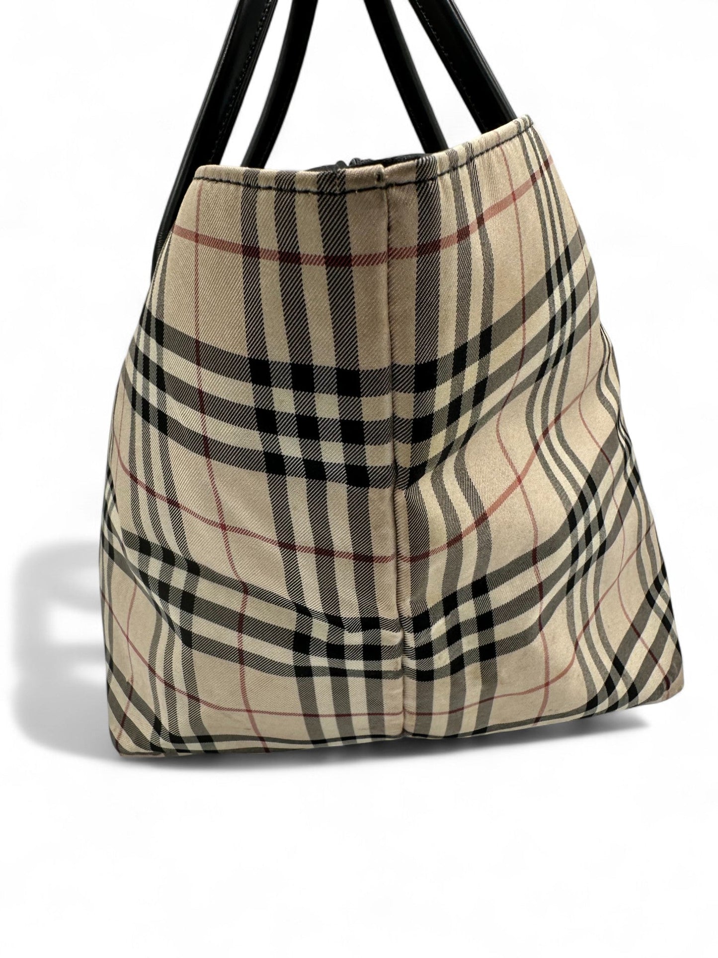 Vintage Blue Label Burberry Tote Handbag Nova Check - Thanks it's Vintage