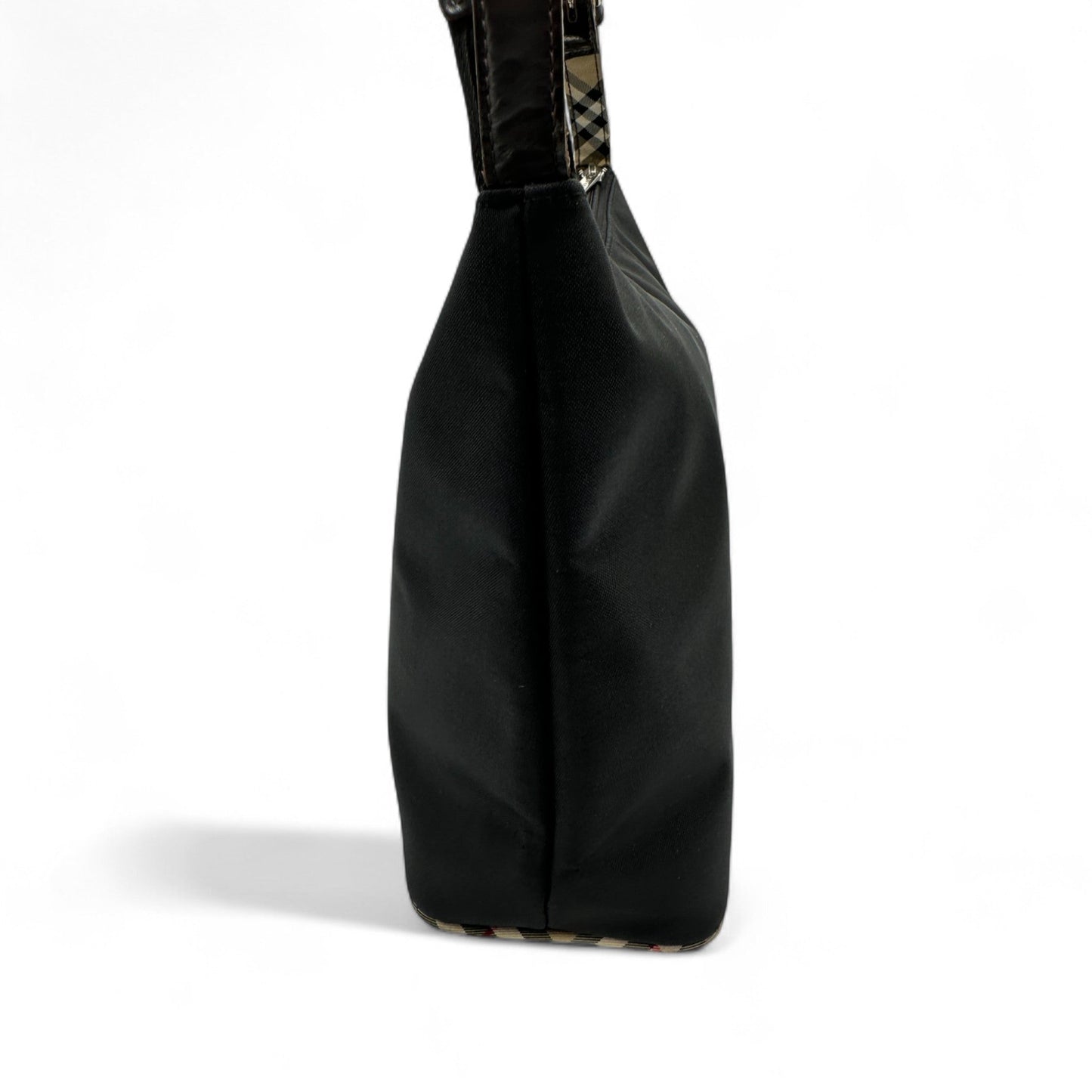 Vintage Burberry Black Nylon Shoulder Bag - Thanks it's Vintage