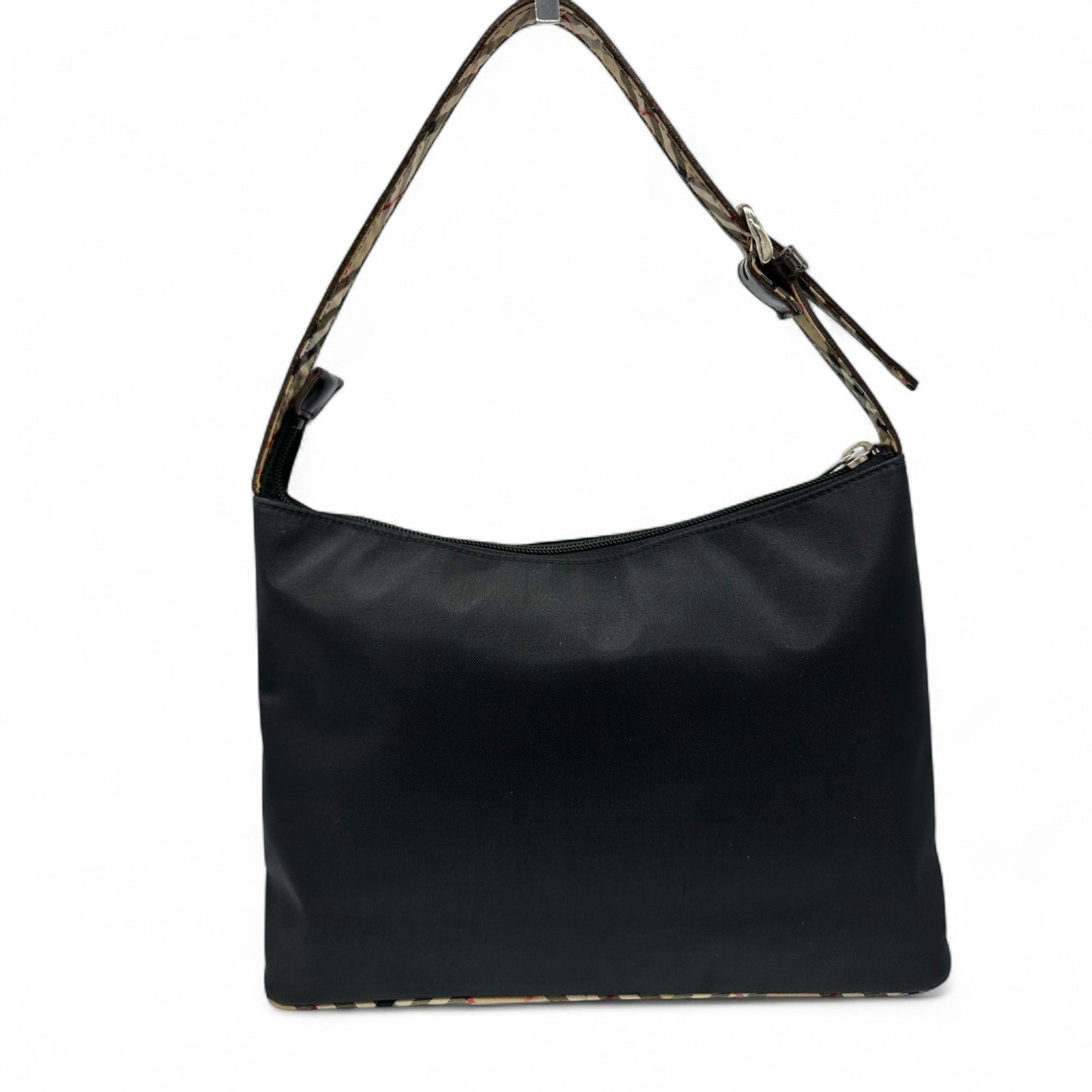 Vintage Burberry Black Nylon Shoulder Bag - Thanks it's Vintage