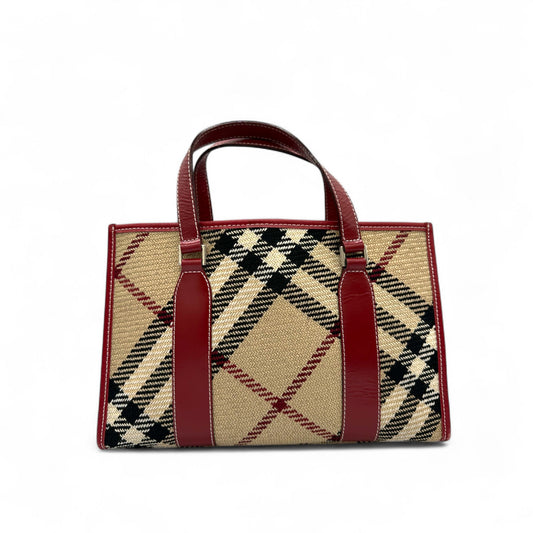 Vintage Burberry Blue Label Nova Check Tote Handbag - Thanks it's Vintage