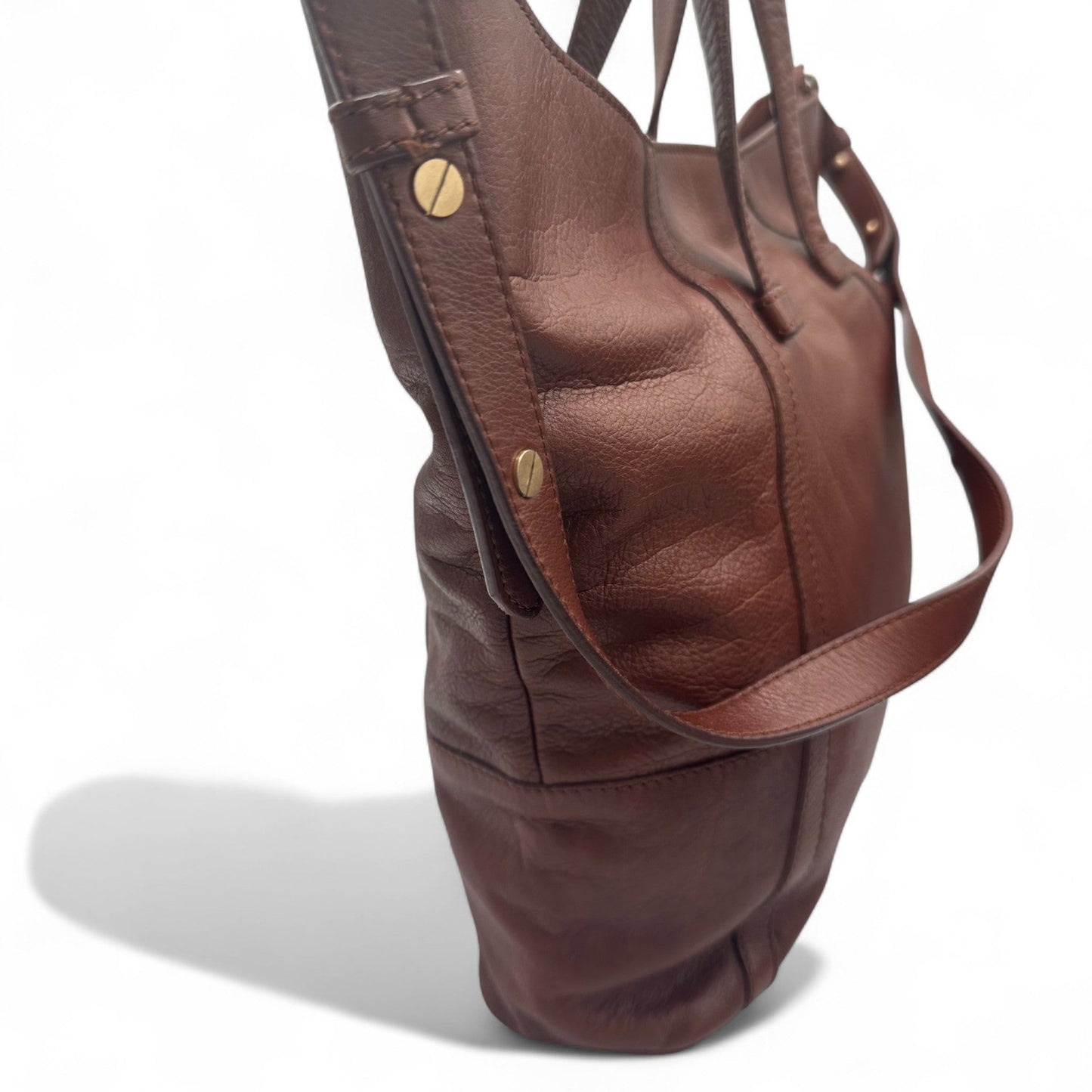 Vintage Chloé Brown Leather Fringe Handbag - Thanks it's Vintage