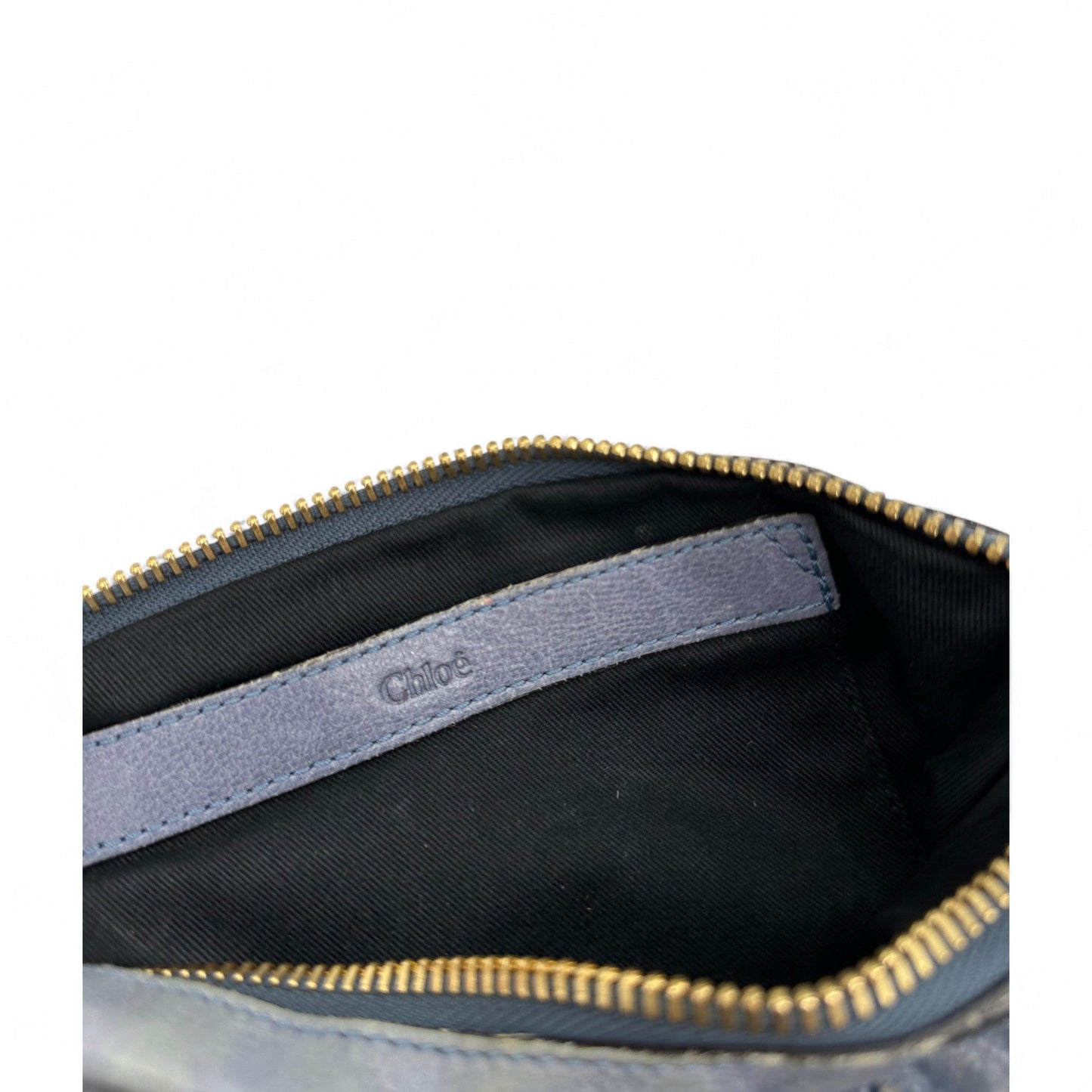 Vintage Chloè Ethel Mini Handbag in Blue Leather - Thanks it's Vintage