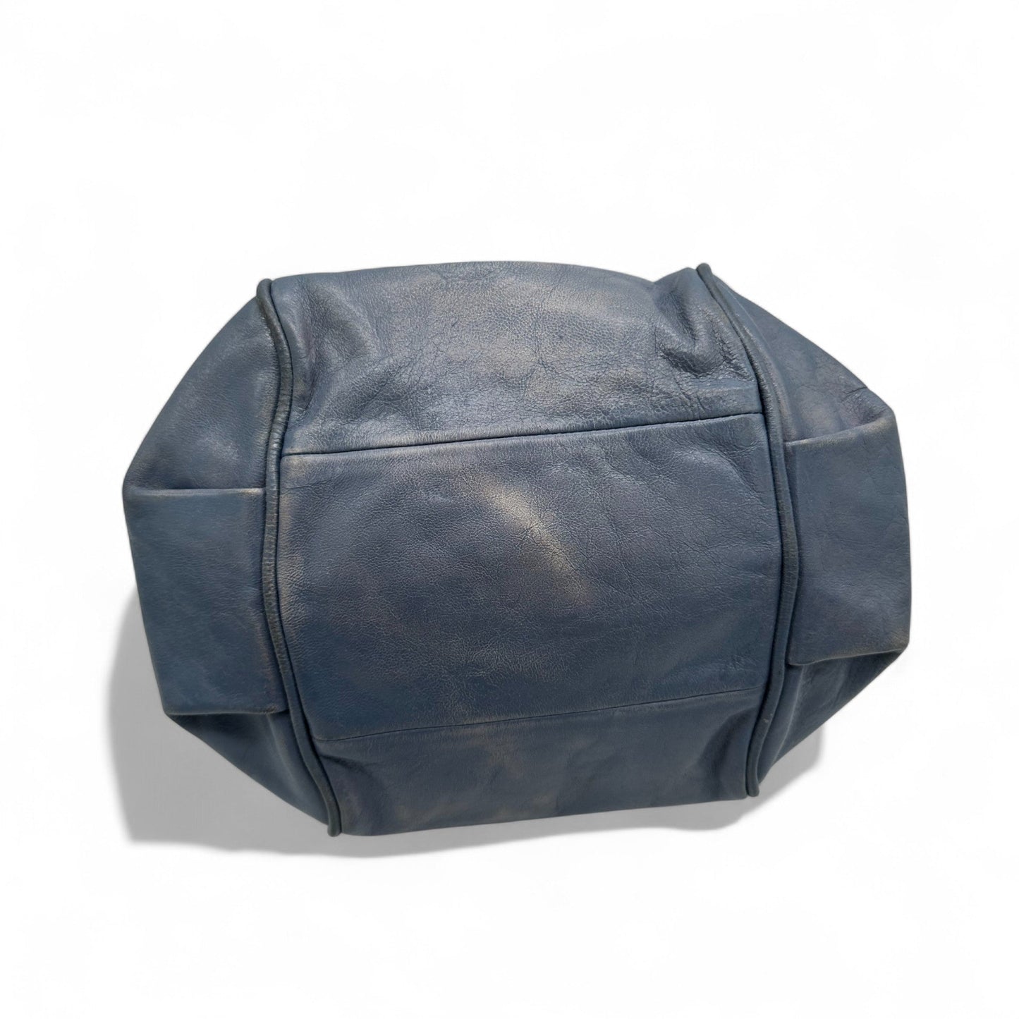 Vintage Chloè Ethel Mini Handbag in Blue Leather - Thanks it's Vintage