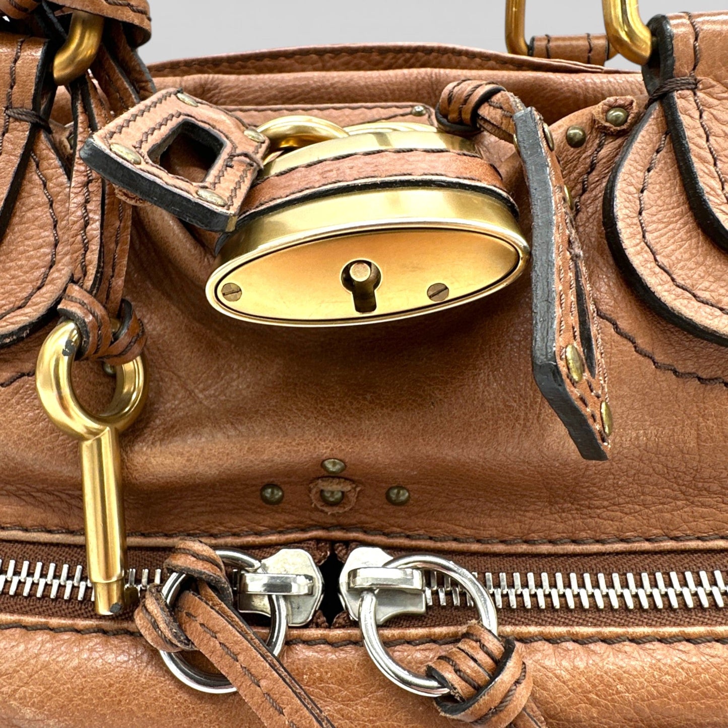 Vintage Chloé Paddington Brown Leather Handbag - Thanks it's Vintage