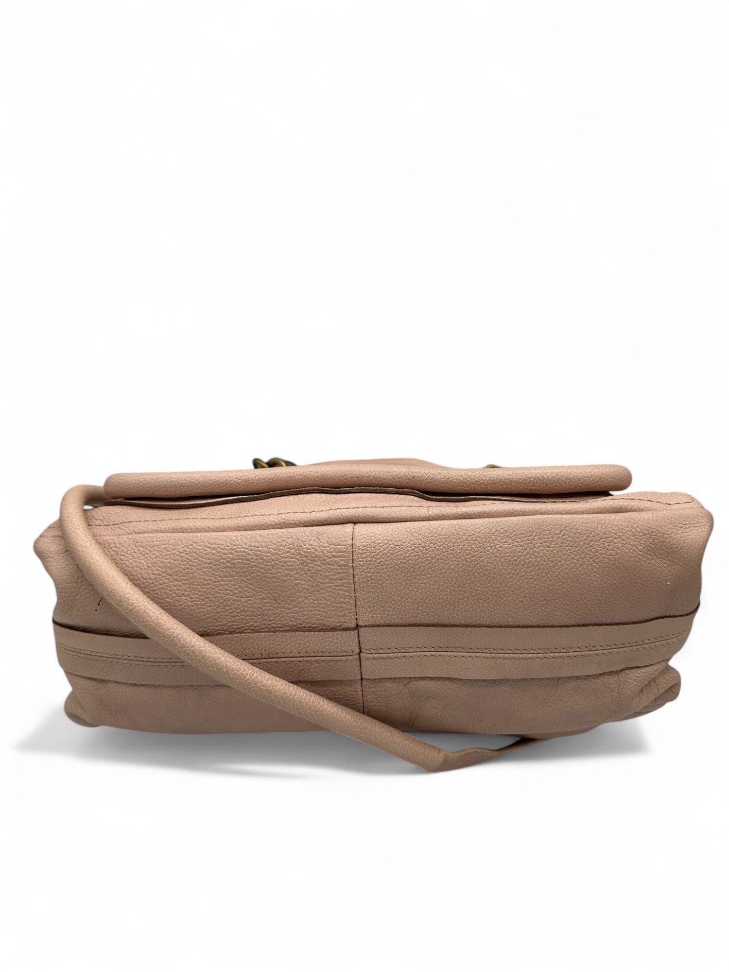 Vintage Chloé Paraty Handbag in Baby Pink Grain Leather - Thanks it's Vintage