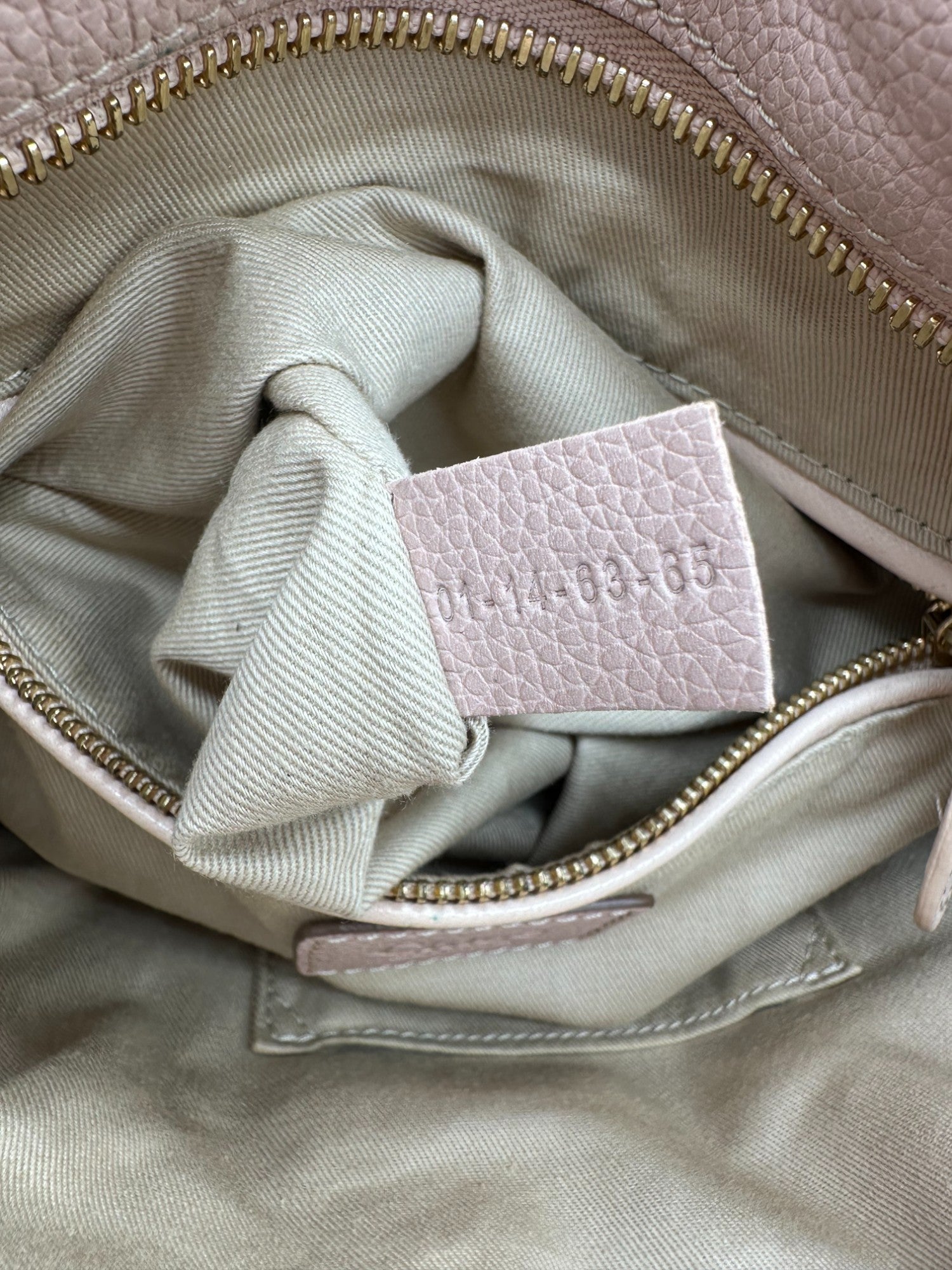 Vintage Chloé Paraty Handbag in Baby Pink Grain Leather - Thanks it's Vintage