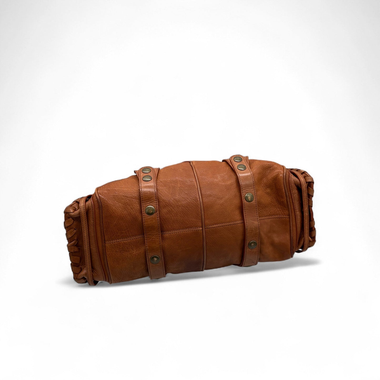 Vintage Chloé Silverado Cognac Brown Leather Handbag - Thanks it's Vintage