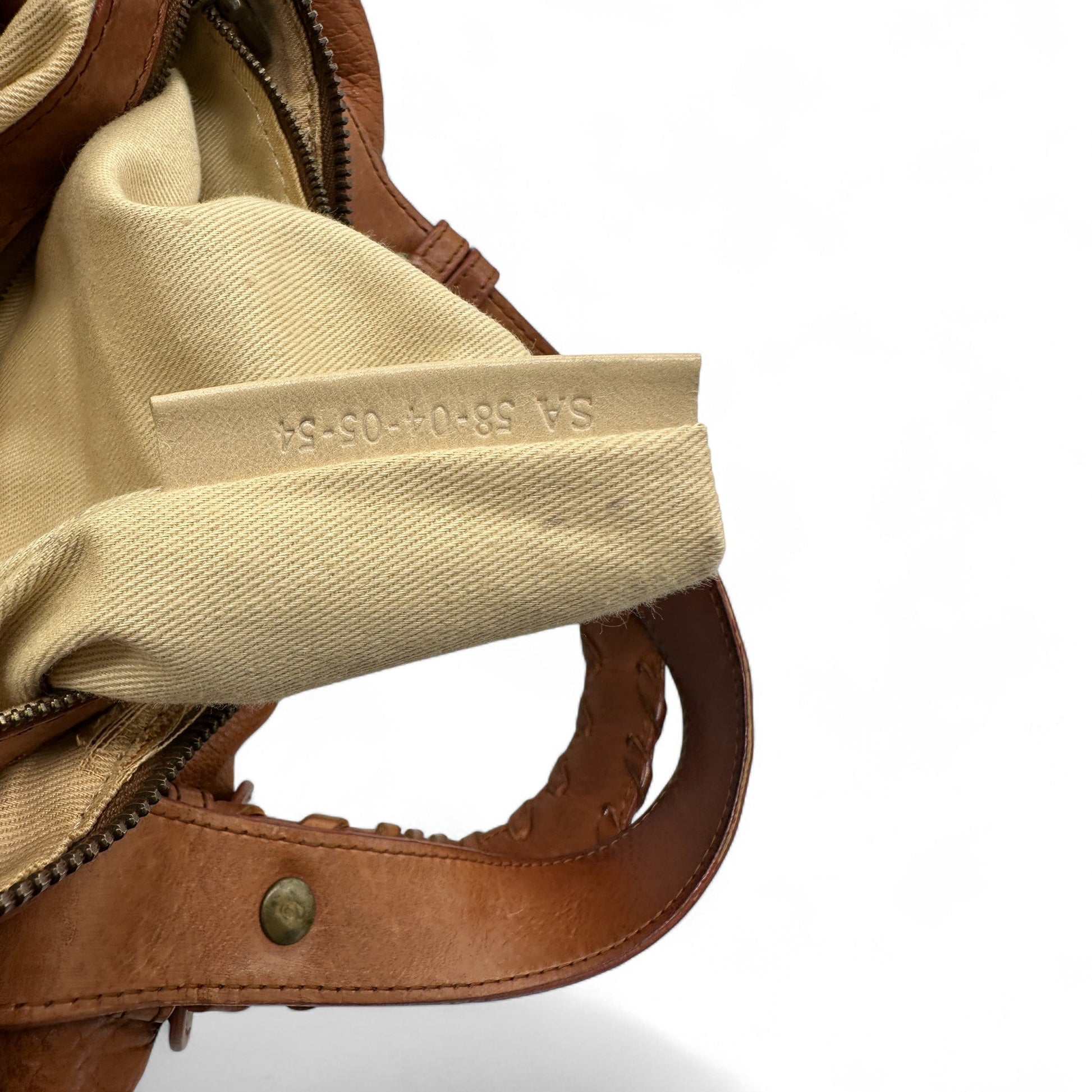 Vintage Chloé Silverado Cognac Brown Leather Handbag - Thanks it's Vintage