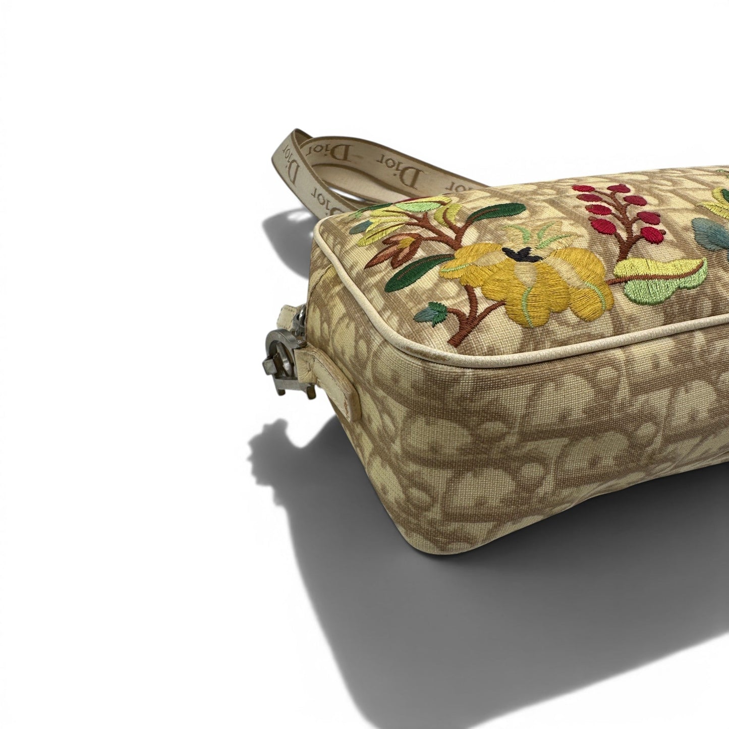 Vintage Christian Dior Trotter Floral Embroidered Camera Bag - Thanks it's Vintage