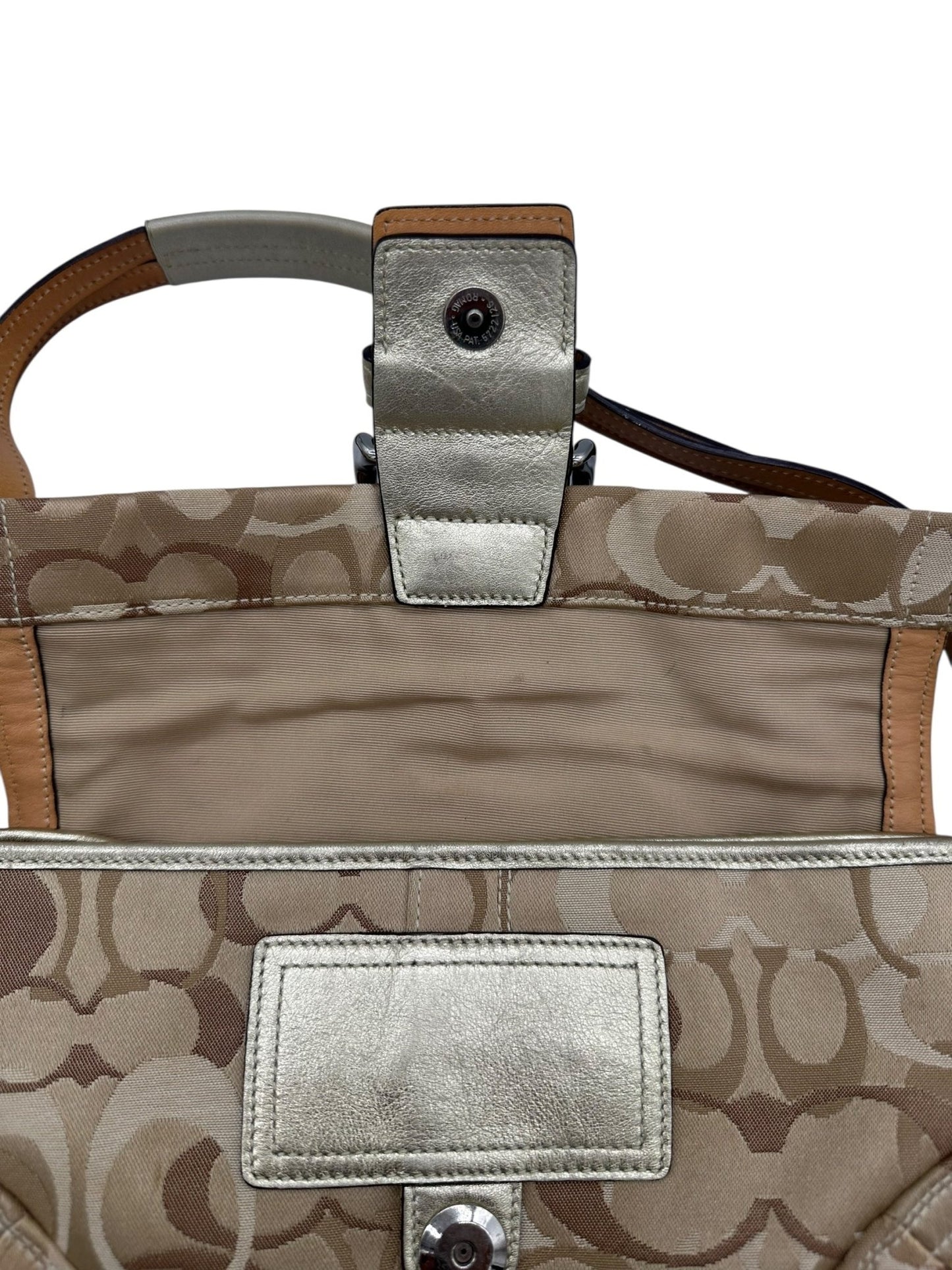 Vintage Coach 0492 Soho Buckle Monogram Shoulder Bag - Thanks it's Vintage