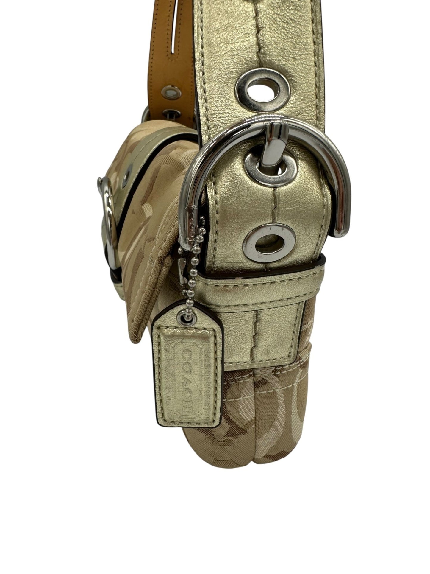 Vintage Coach 0492 Soho Buckle Monogram Shoulder Bag - Thanks it's Vintage