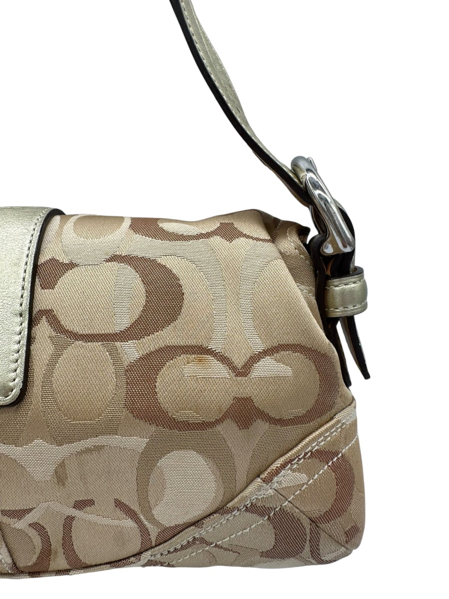 Vintage Coach 0492 Soho Buckle Monogram Shoulder Bag - Thanks it's Vintage