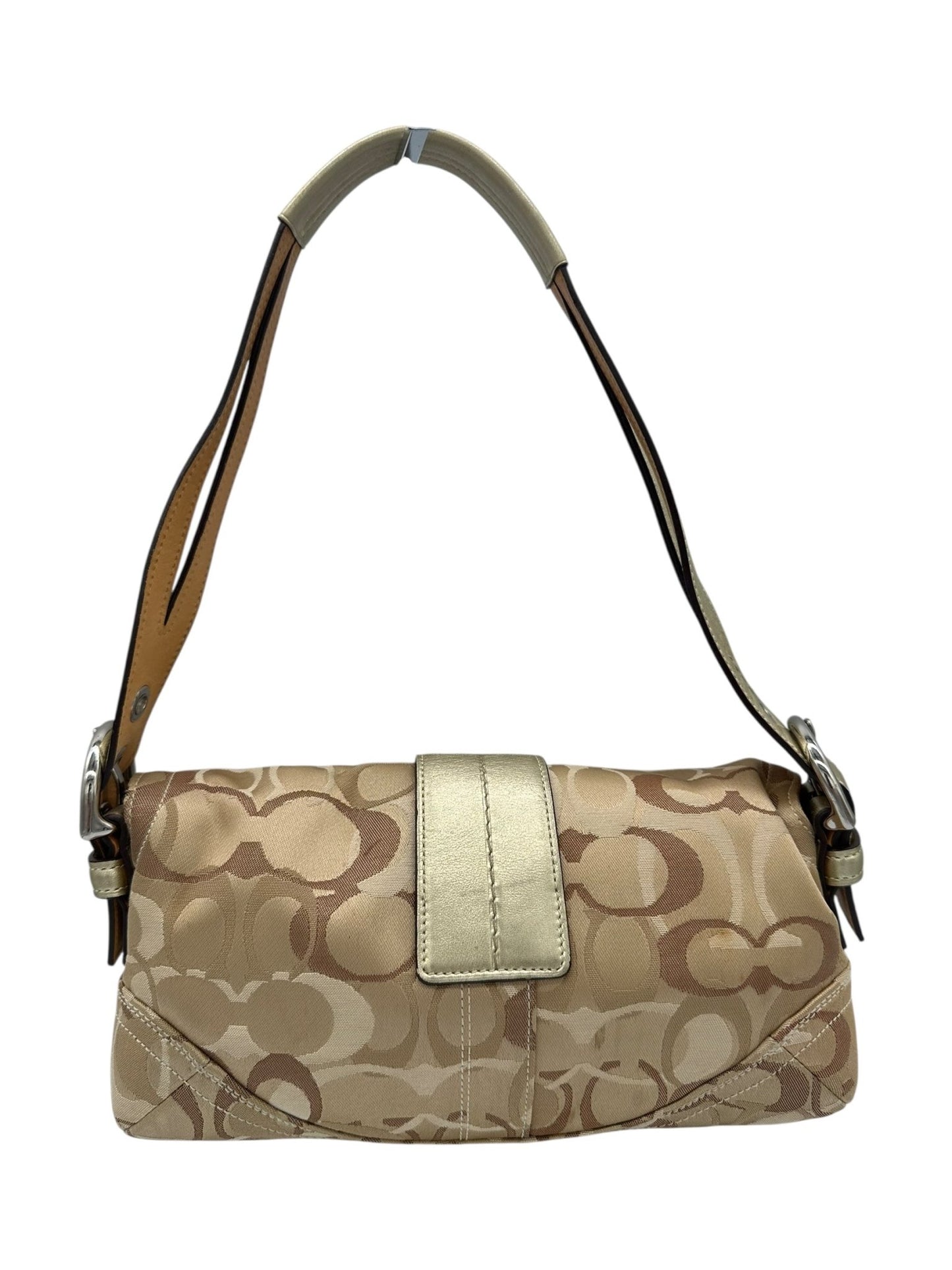 Vintage Coach 0492 Soho Buckle Monogram Shoulder Bag - Thanks it's Vintage