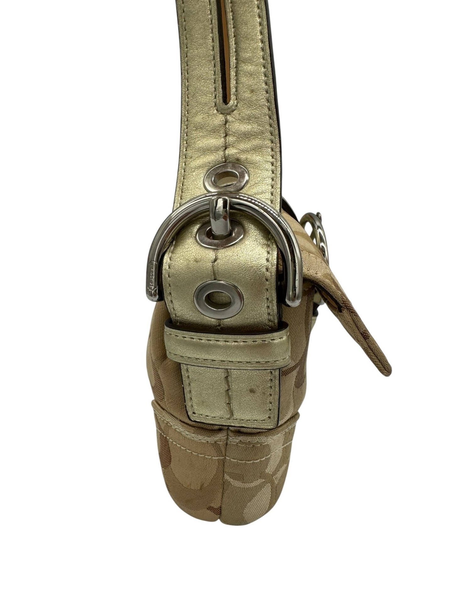 Vintage Coach 0492 Soho Buckle Monogram Shoulder Bag - Thanks it's Vintage