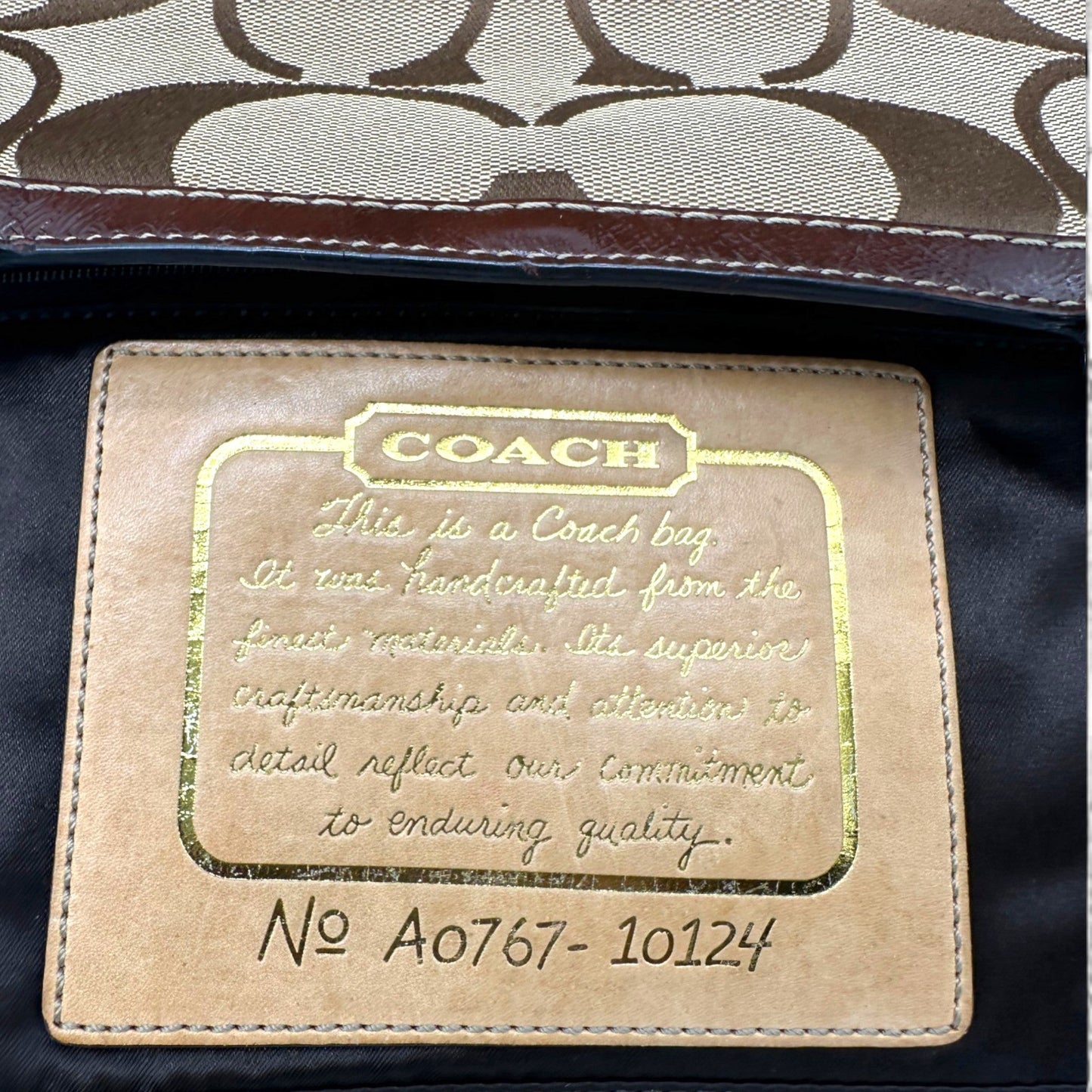 Vintage Coach 10124 Tote Handbag - Thanks it's Vintage
