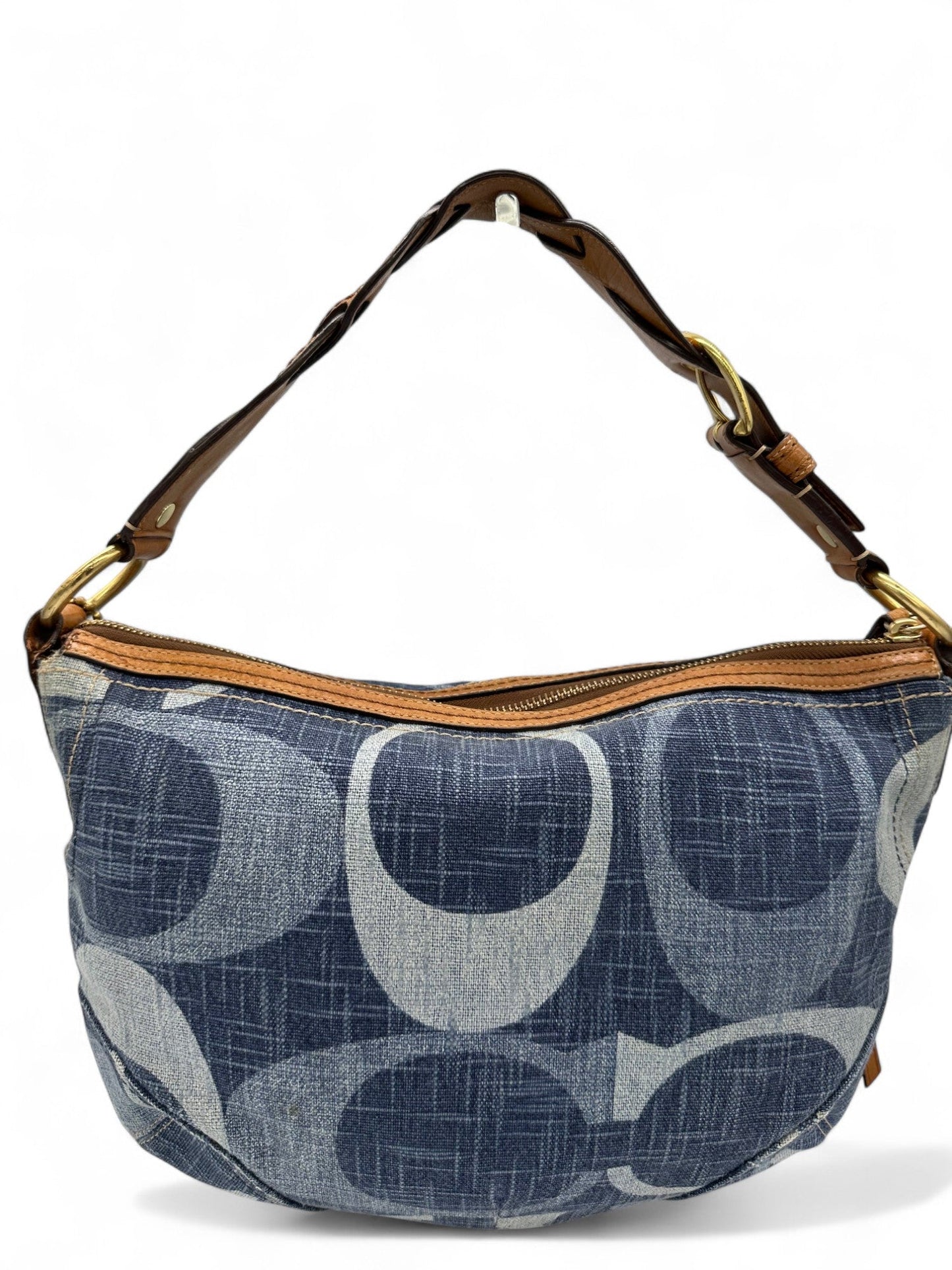 Vintage Coach 10190 Denim Monogram Hobo Shoulder Bag Y2K - Thanks it's Vintage