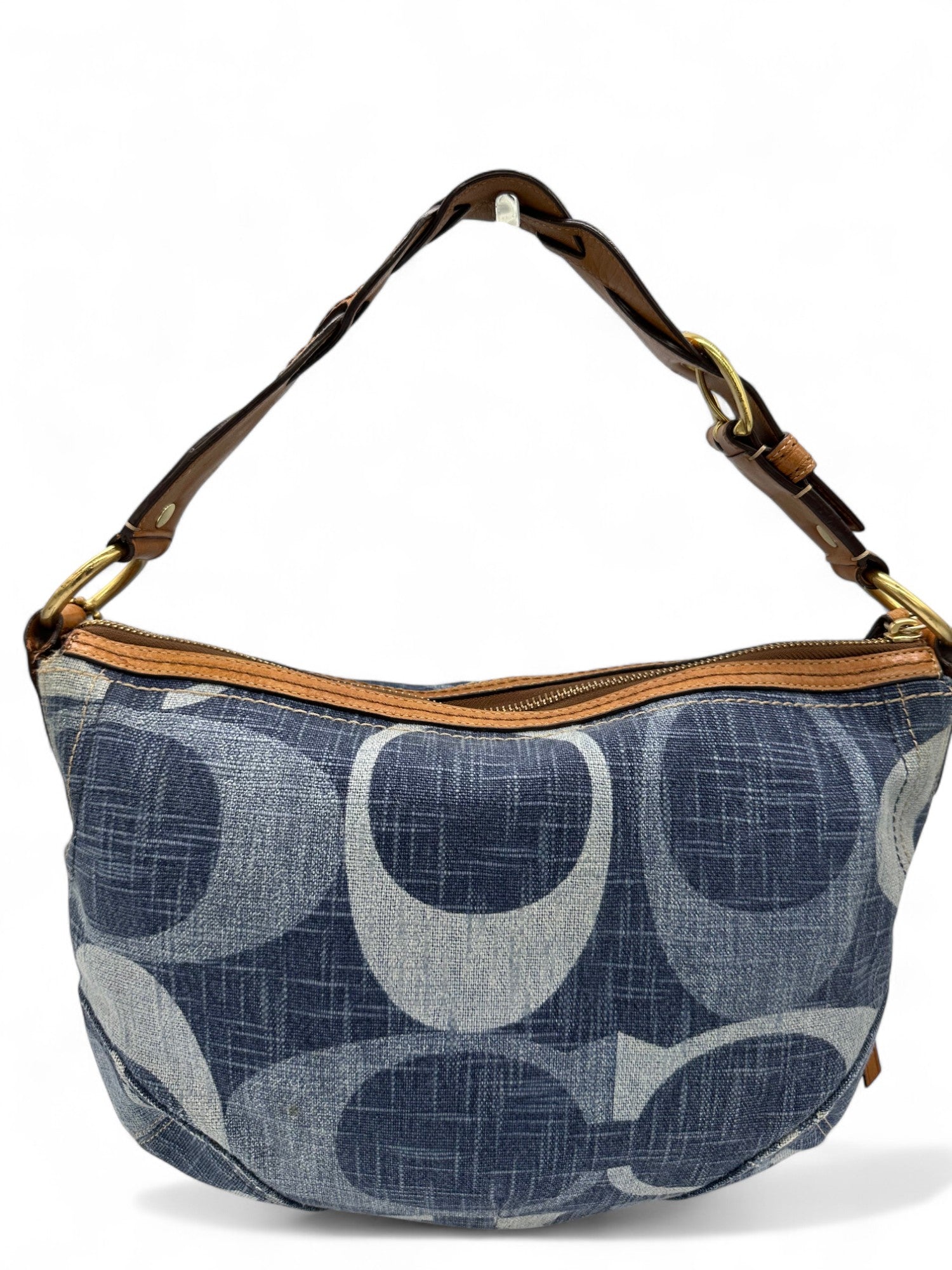 Vintage Coach 10190 Denim Monogram Hobo Shoulder Bag Y2K - Thanks it's Vintage