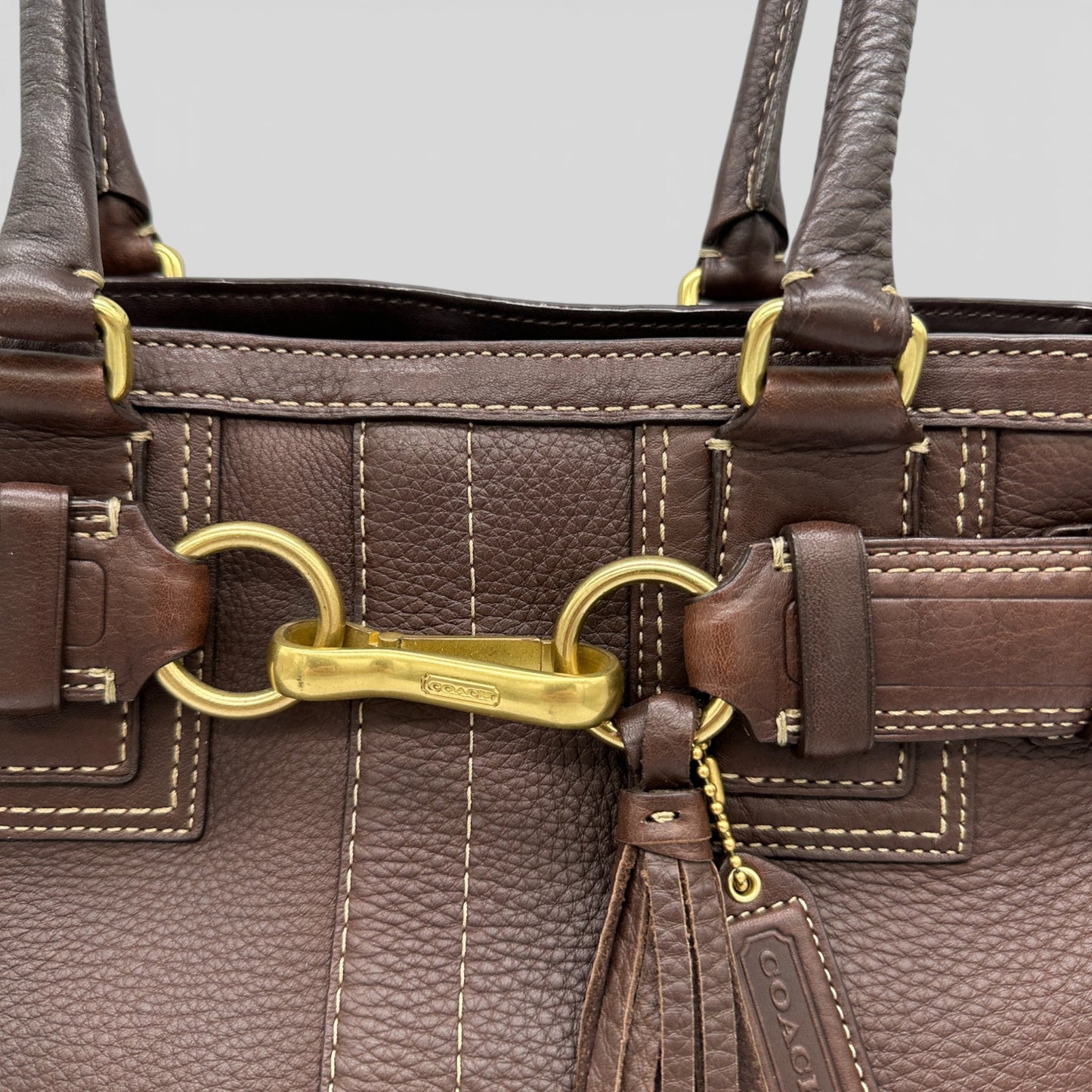 Vintage Coach 10214 Hampton Clip Handbag - Thanks it's Vintage