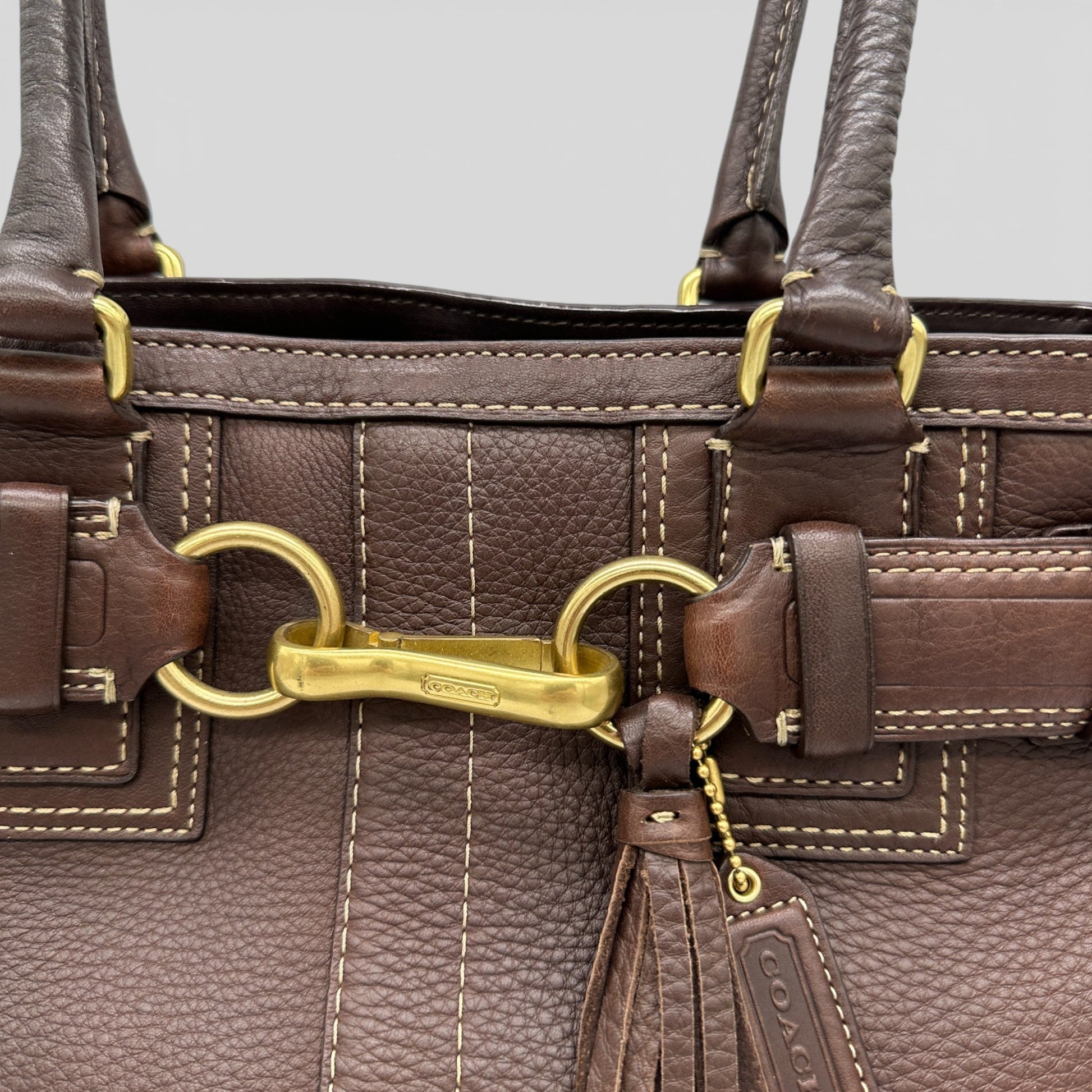 Vintage Coach 10214 Hampton Clip Handbag - Thanks it's Vintage