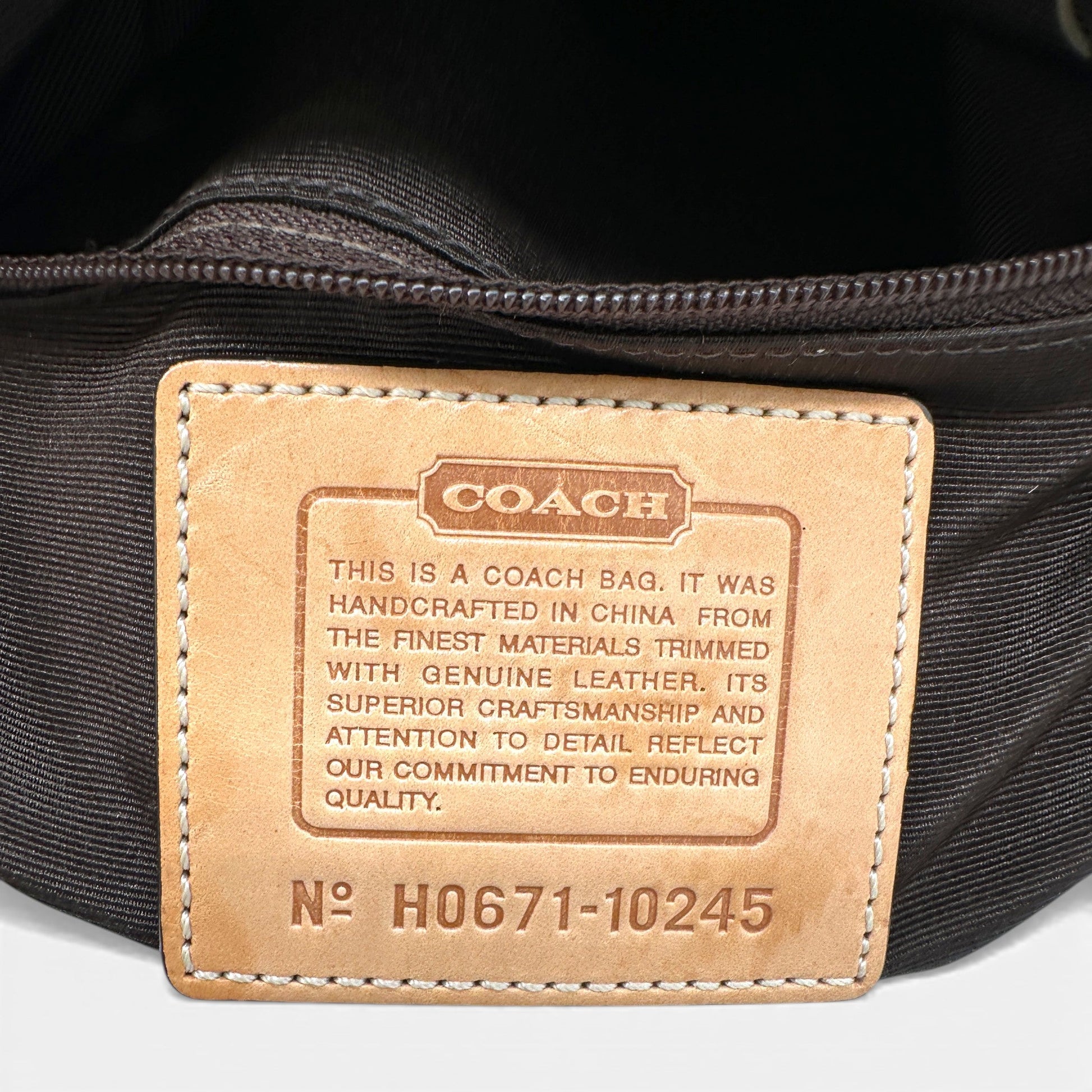 Vintage Coach 10245 Hampton Clip Handbag - Thanks it's Vintage