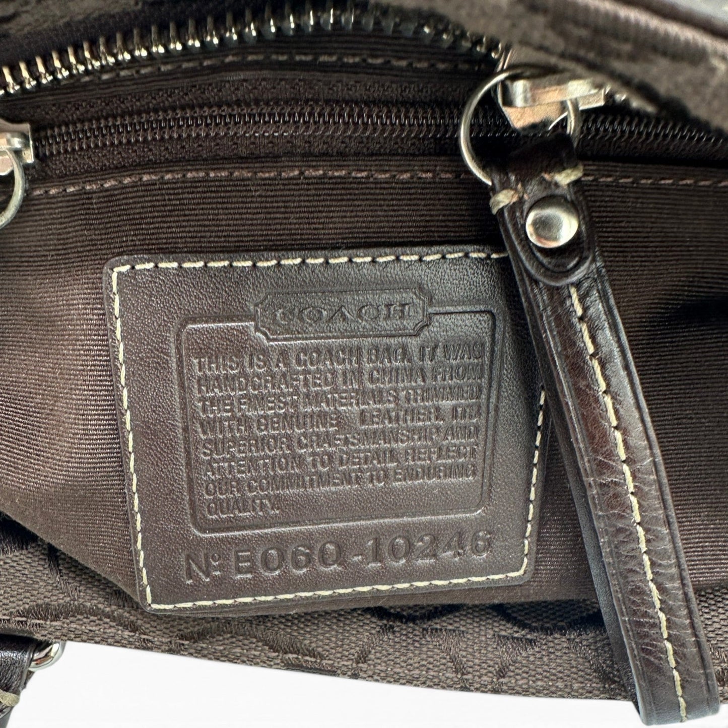 Vintage Coach 10246 Hampton Clip Handbag - Thanks it's Vintage