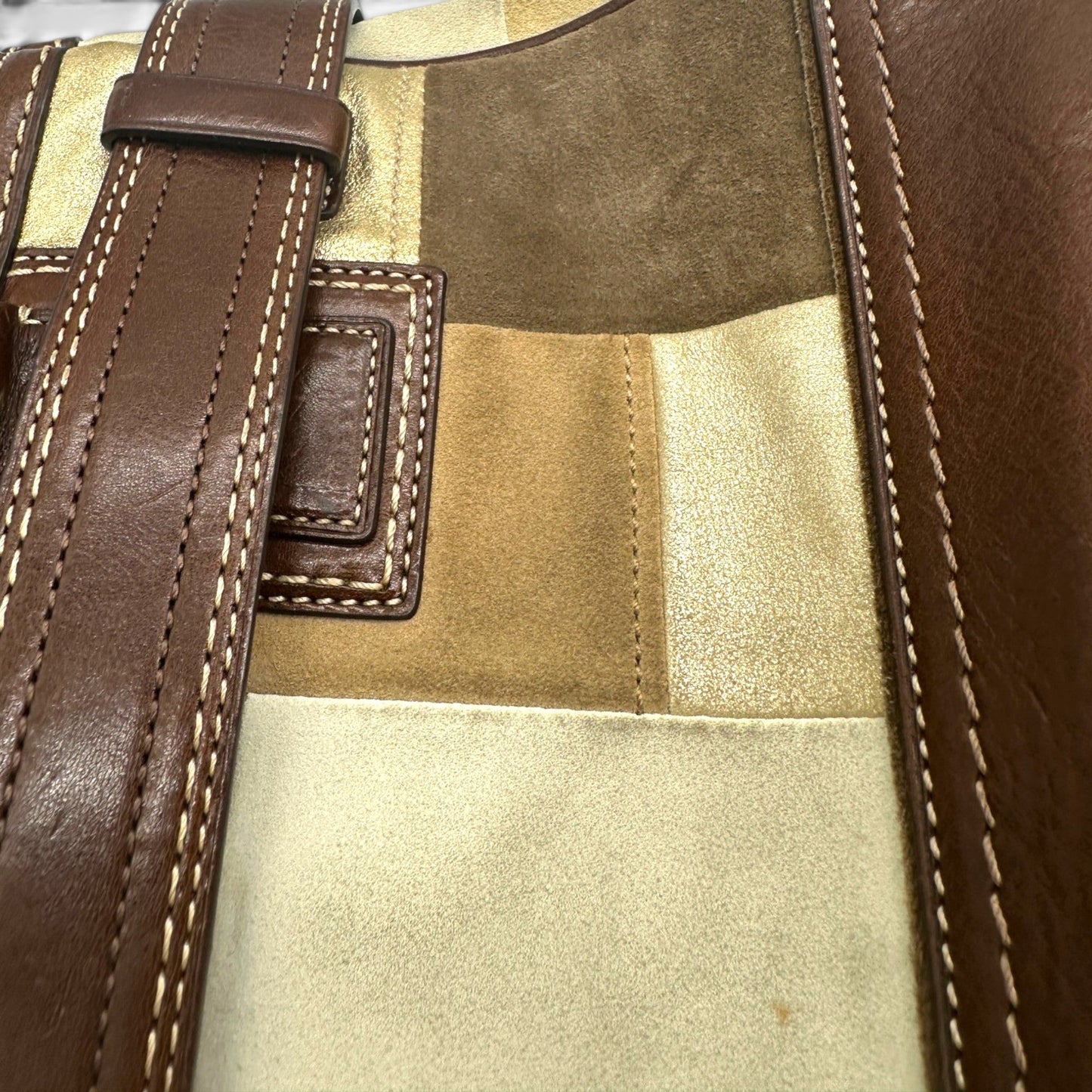 Vintage Coach 10299 Patchwork Hampton Clip Handbag - Thanks it's Vintage