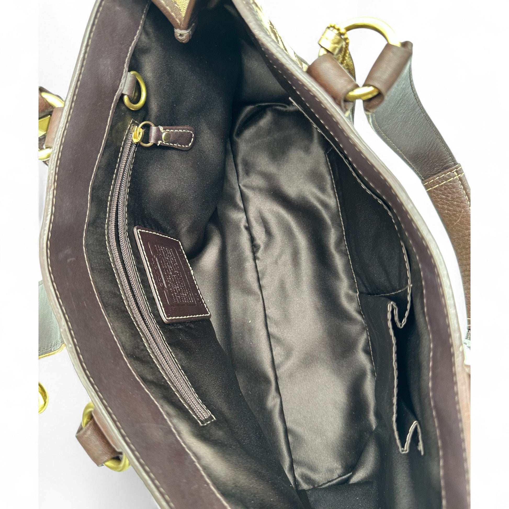 Vintage Coach 10313 Stud Detail Shoulder Bag - Thanks it's Vintage