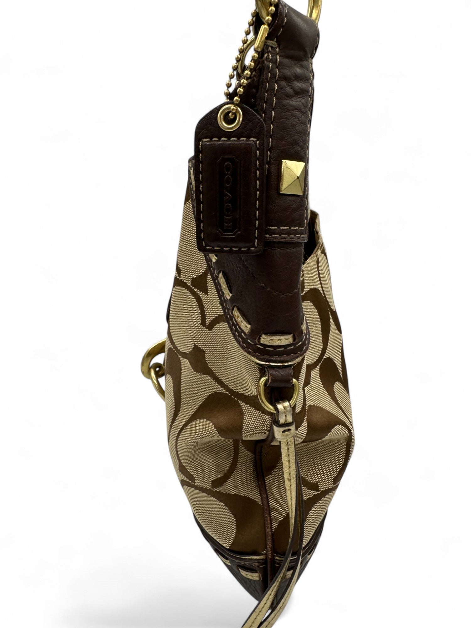 coach hobo signature handbag Studded 【公式通販】