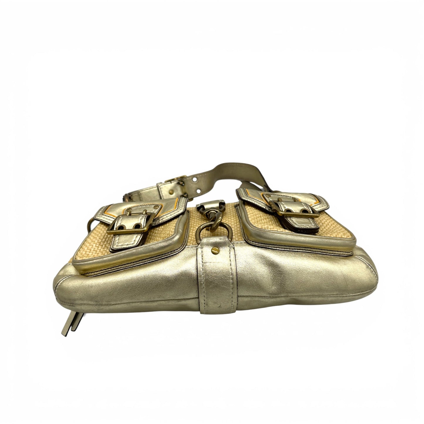 Vintage Coach 105 Rare Legacy Straw Shoulder Bag - Thanks it's Vintage