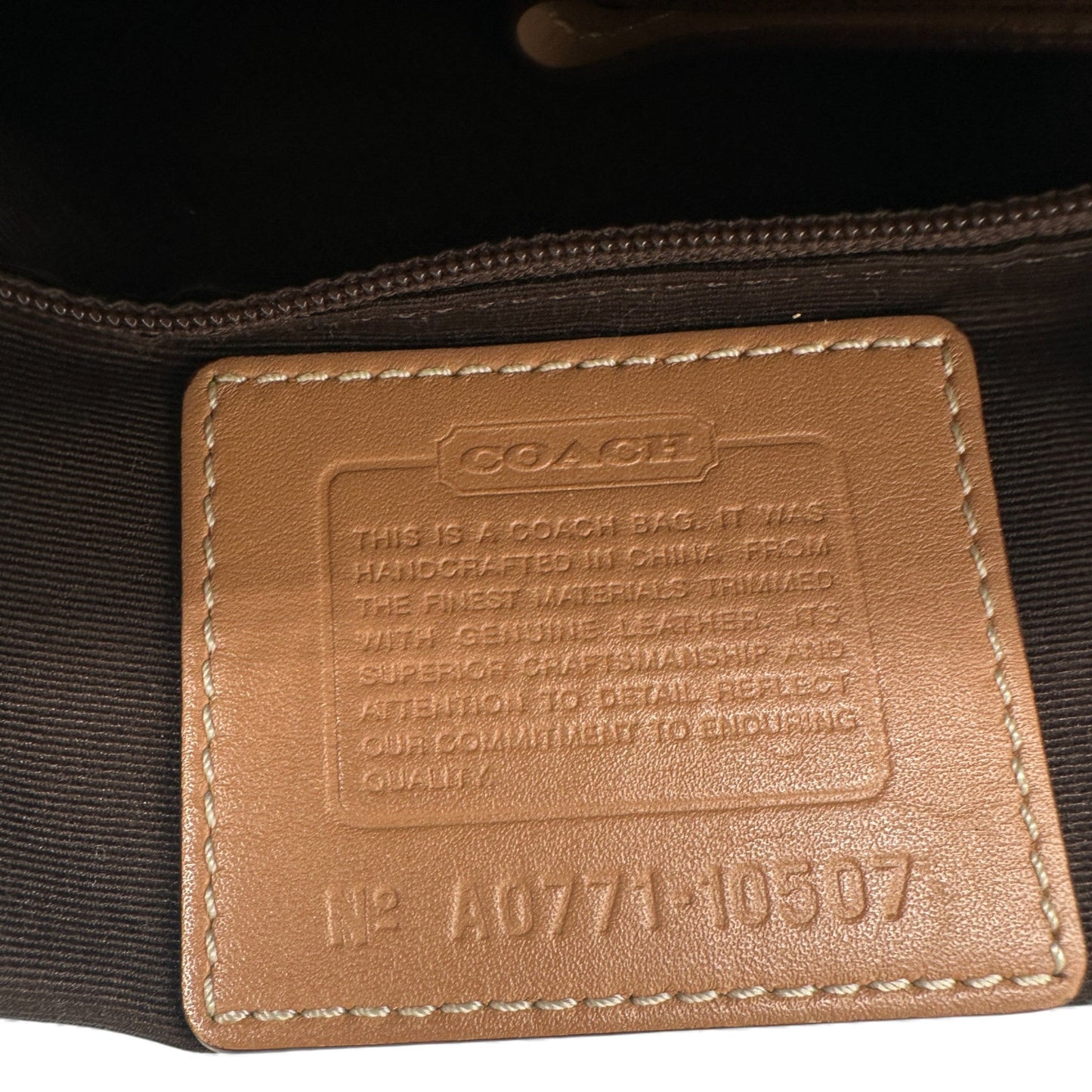 Vintage Coach 10507 Hampton Clip Handbag - Thanks it's Vintage