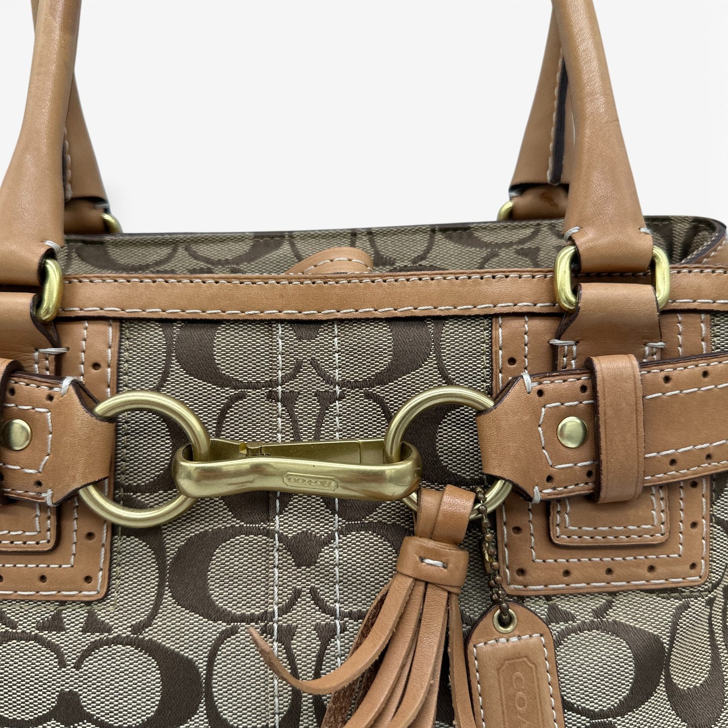 Vintage Coach 10507 Hampton Clip Handbag - Thanks it's Vintage