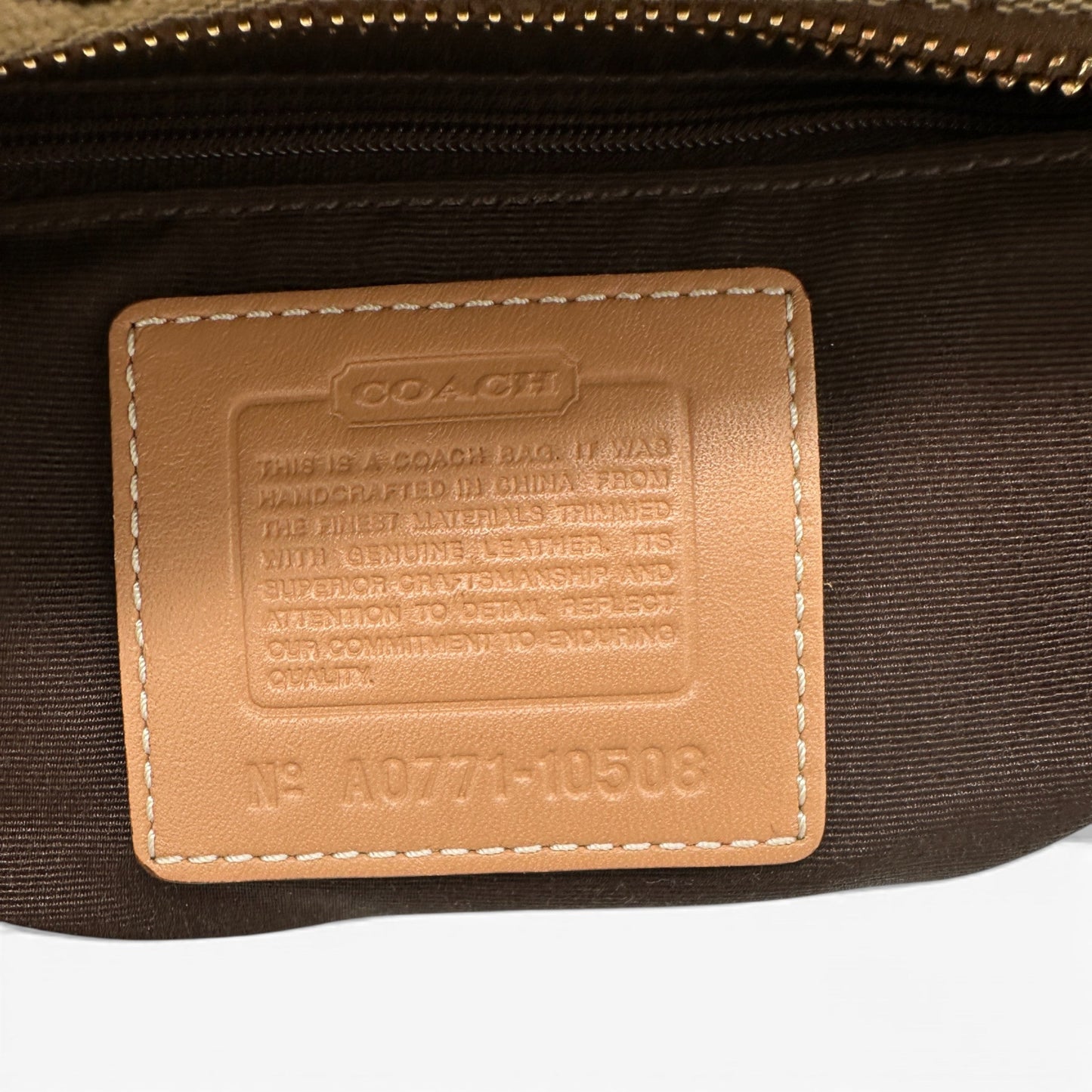 Vintage Coach 10508 Hamptons Horsebit Handbag - Thanks it's Vintage