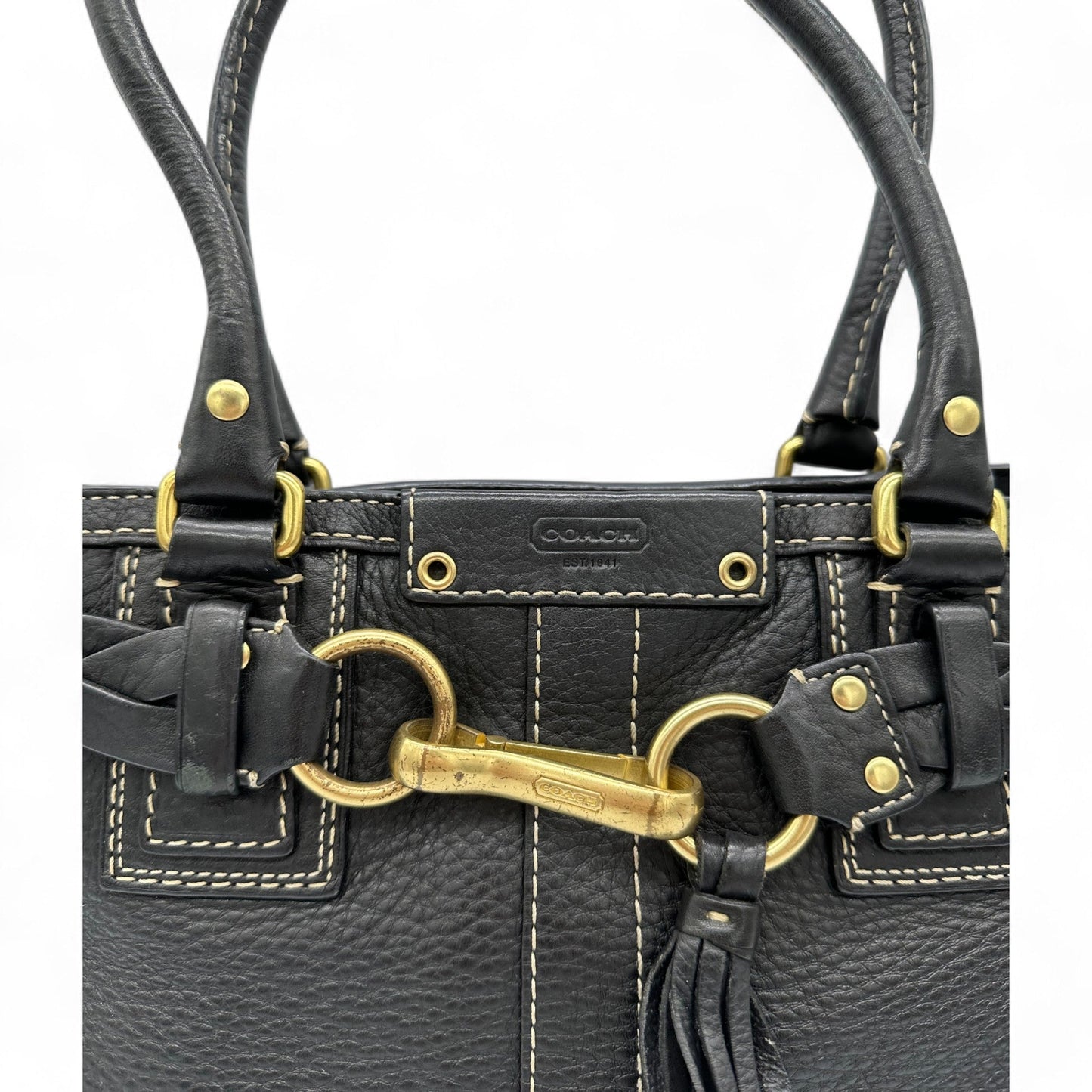 Vintage Coach 10528 Hampton Clip Handbag - Thanks it's Vintage