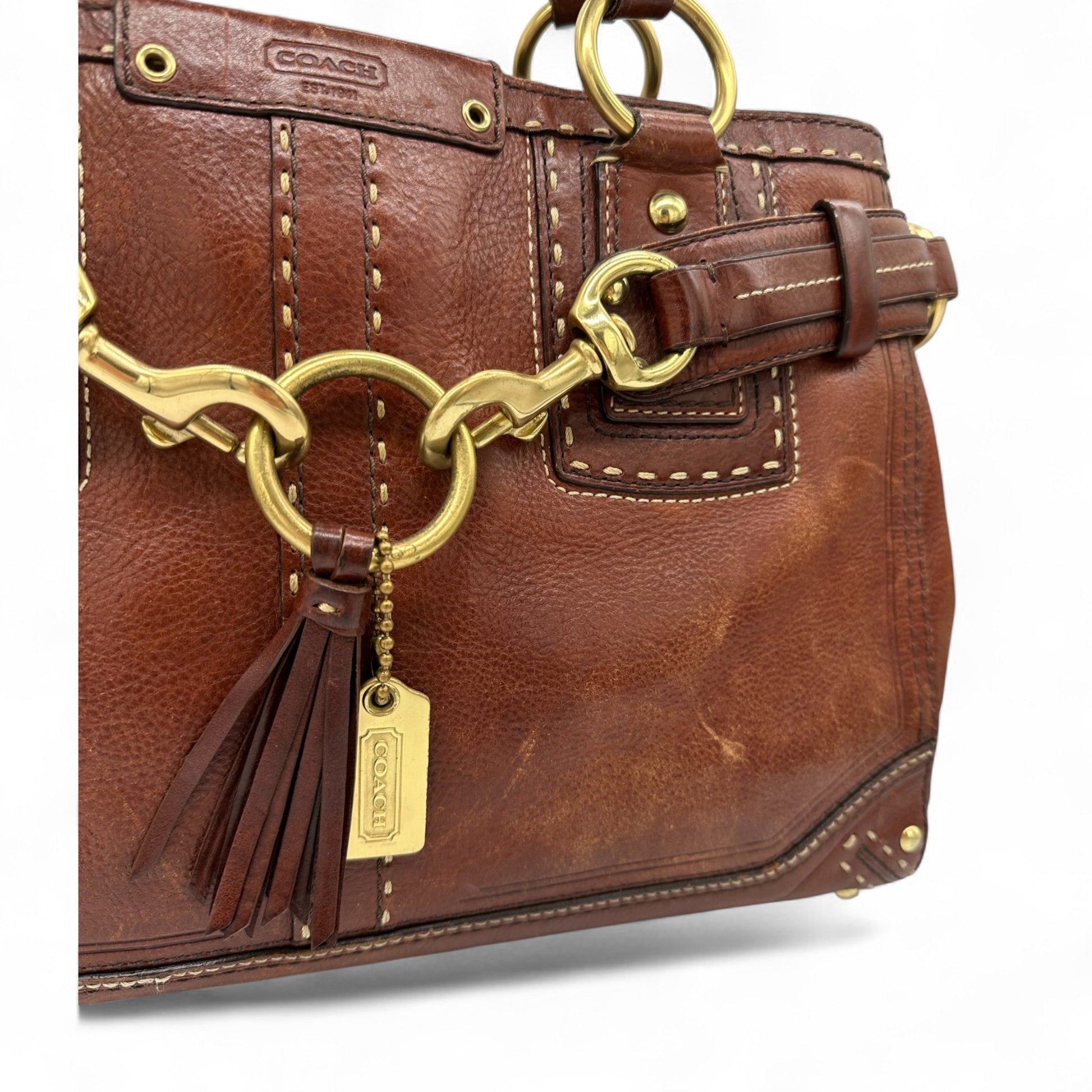 Vintage Coach 10557 Hampton Clip Handbag - Thanks it's Vintage