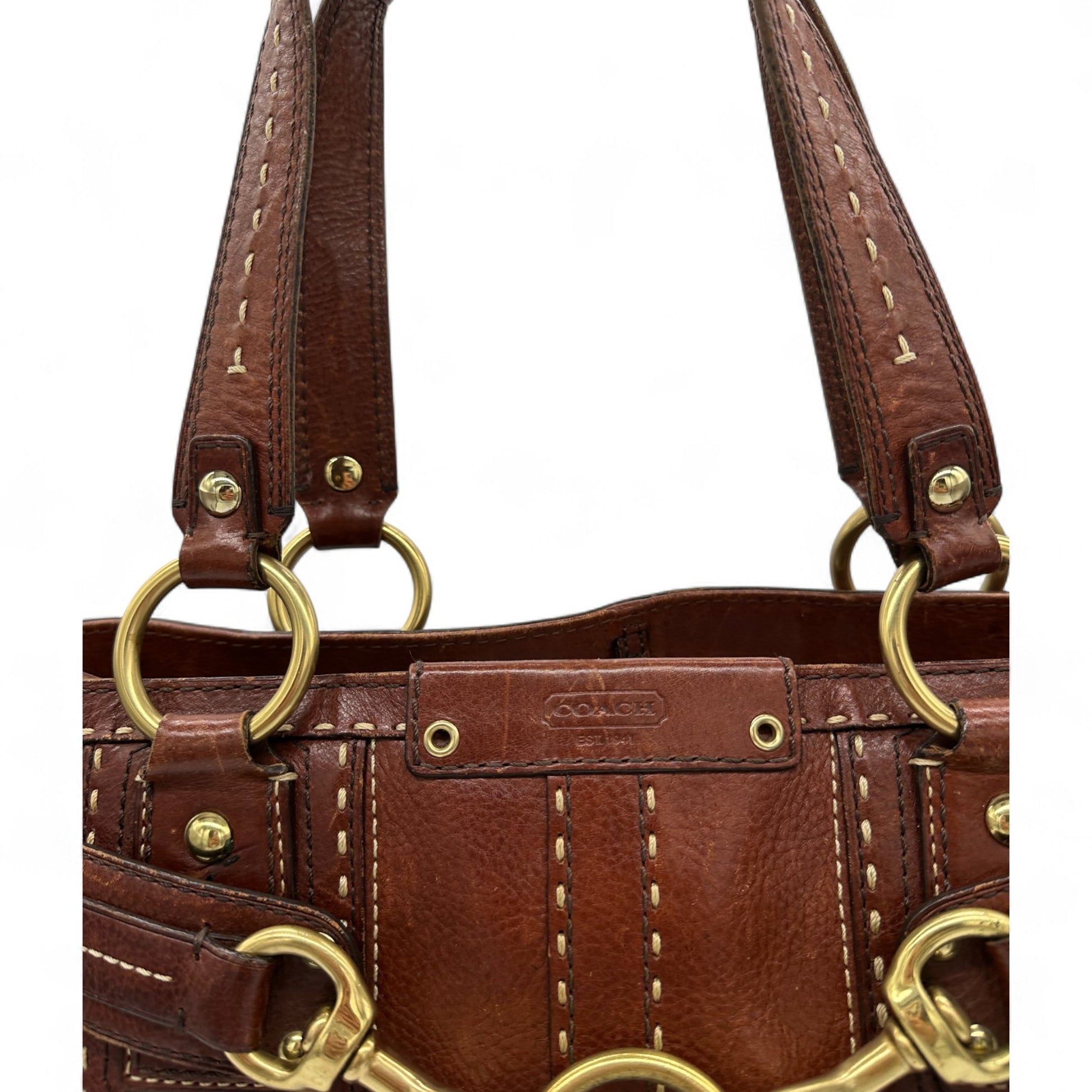 Vintage Coach 10557 Hampton Clip Handbag - Thanks it's Vintage