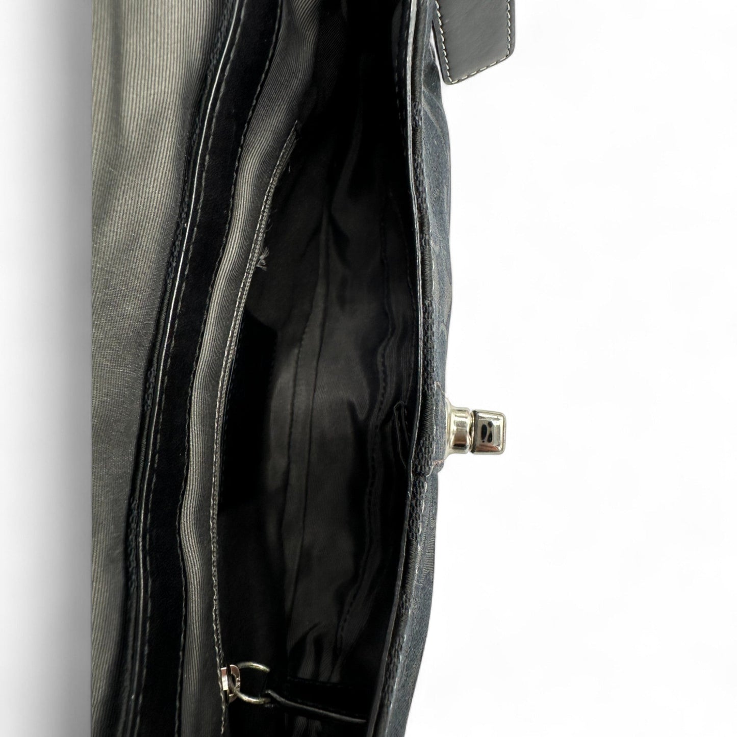 Vintage Coach 10983 Black Leather Turnlock Shoulder Bag - Thanks it's Vintage