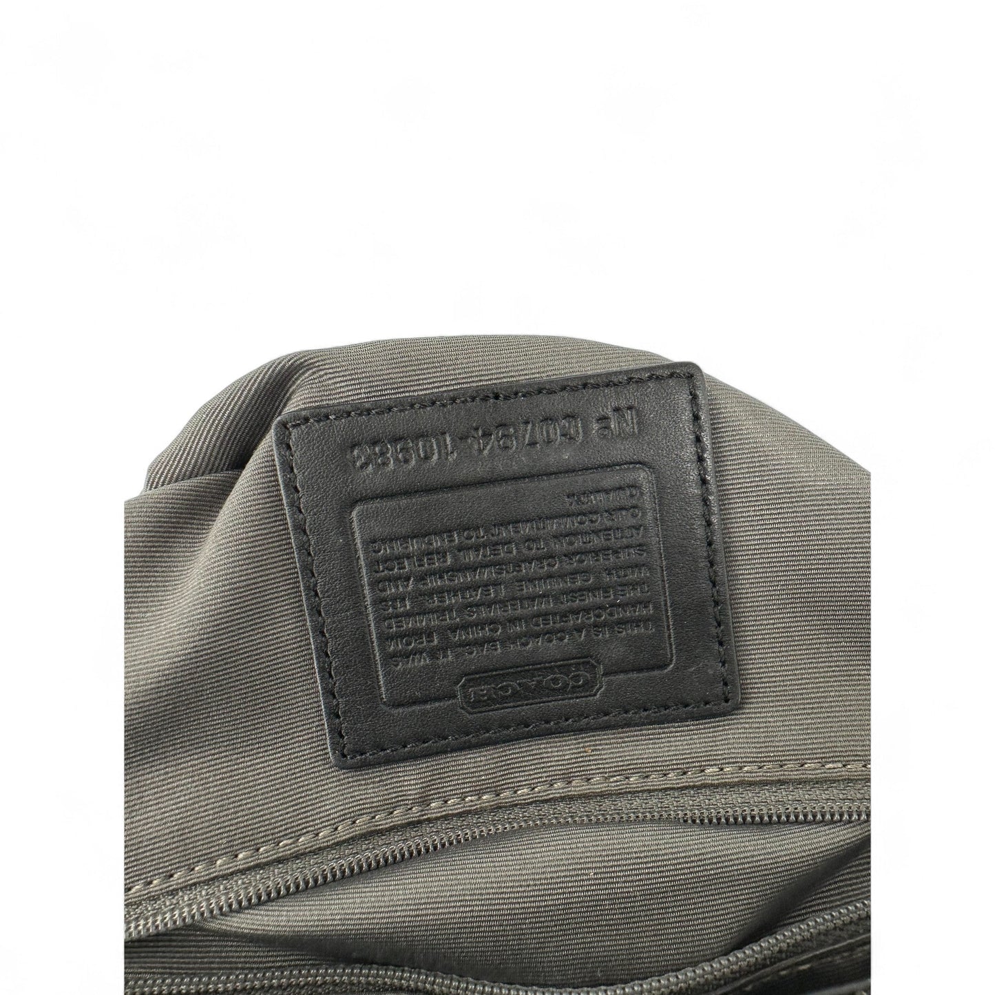 Vintage Coach 10983 Black Monogram Turnlock Shoulder Bag - Thanks it's Vintage