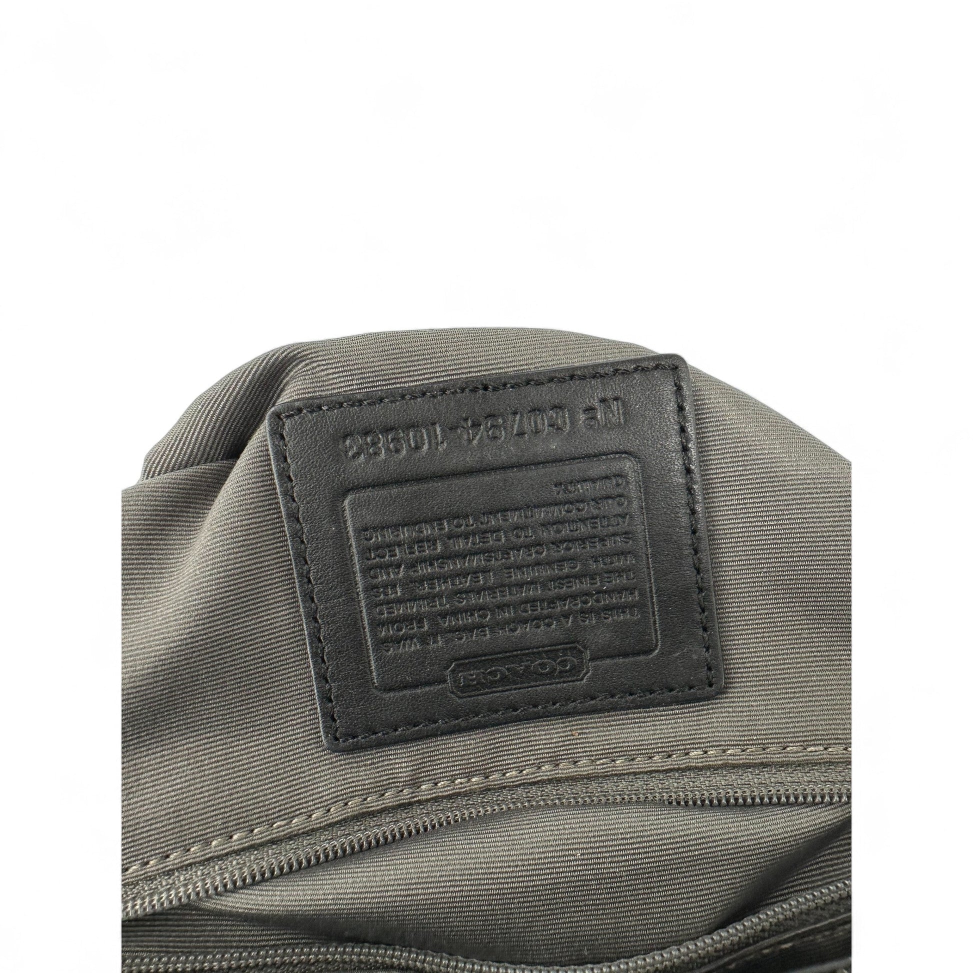 Vintage Coach 10983 Black Monogram Turnlock Shoulder Bag - Thanks it's Vintage