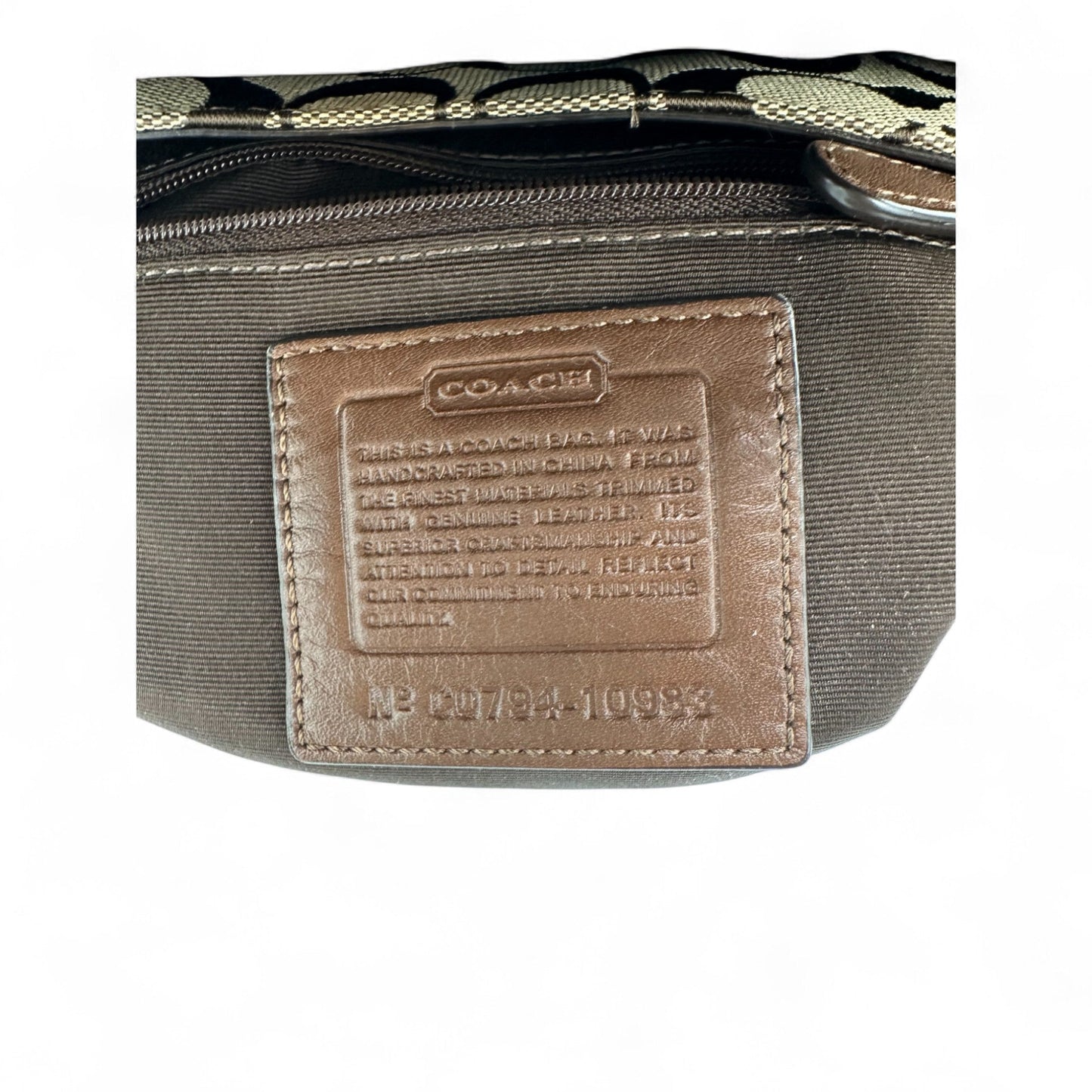 Vintage Coach 10983 Flap Turnlock Shoulder Bag - Thanks it's Vintage