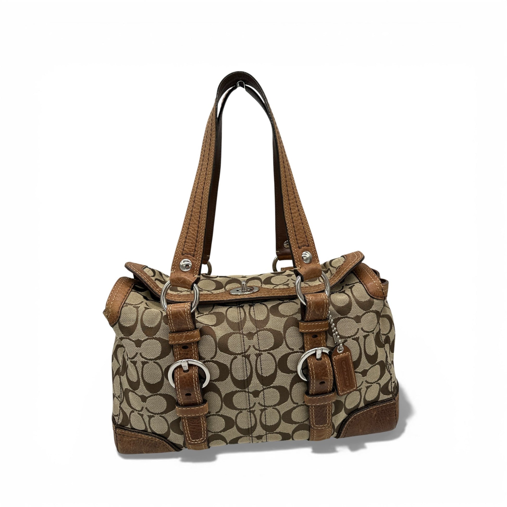 Vintage Coach 10986 Turnlock Barrel Shoulder Bag - Thanks it's Vintage