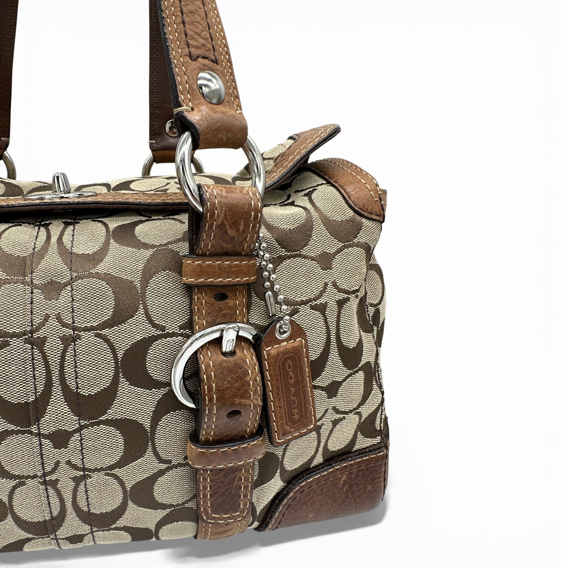 Vintage Coach 10986 Turnlock Barrel Shoulder Bag - Thanks it's Vintage