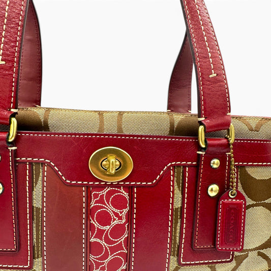 Vintage Coach 11071 Turnlock Monogram Handbag - Thanks it's Vintage