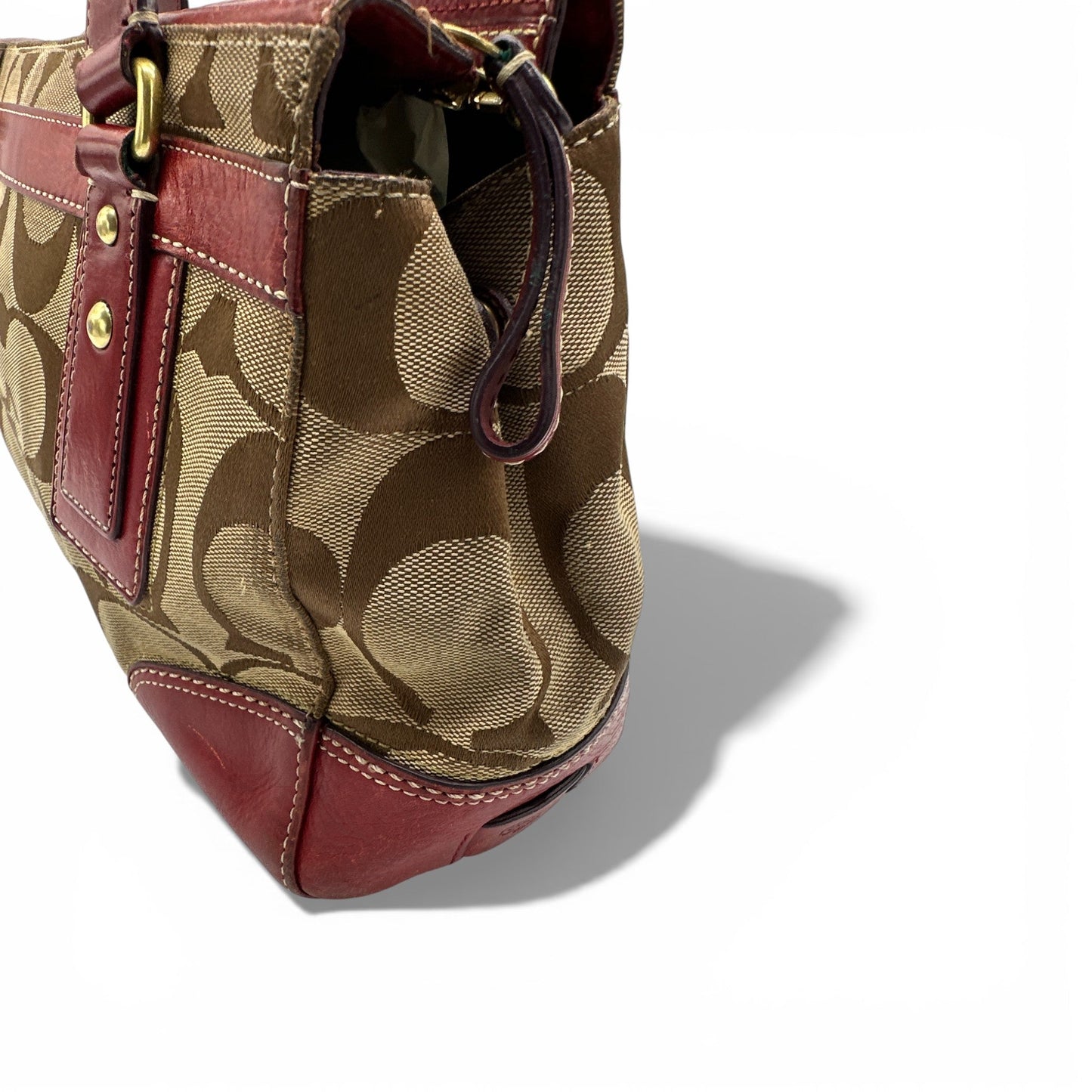 Vintage Coach 11071 Turnlock Monogram Handbag - Thanks it's Vintage