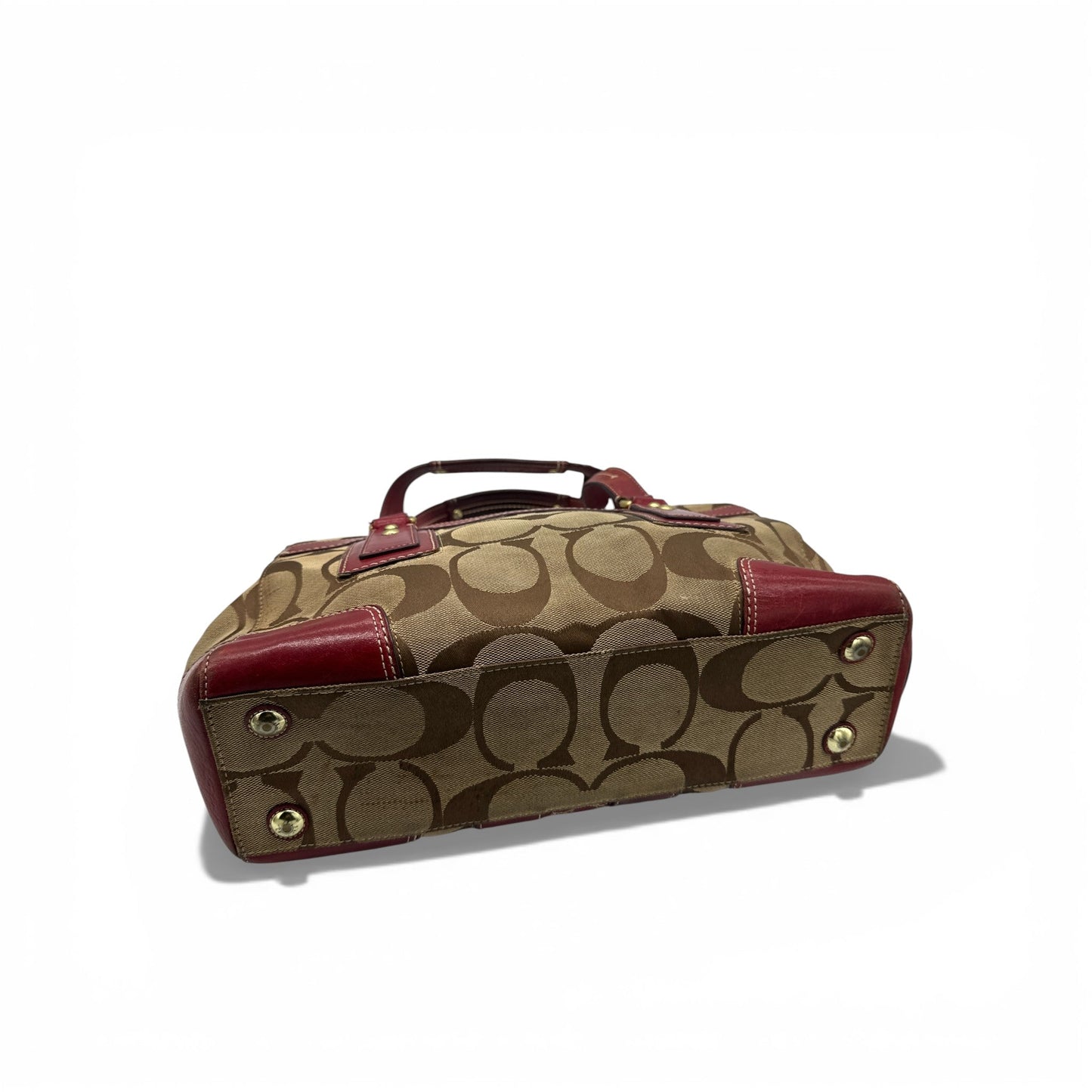 Vintage Coach 11071 Turnlock Monogram Handbag - Thanks it's Vintage