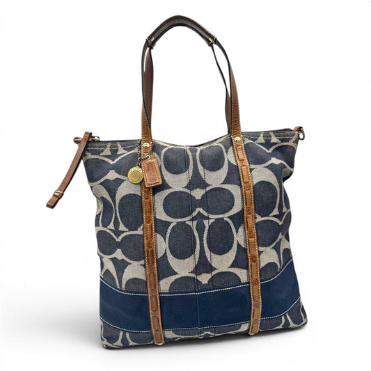 Vintage Coach 111781 Denim Tote Shoulder Bag - Thanks it's Vintage