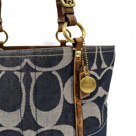 Vintage Coach 11179 Denim Tote Shoulder Bag - Thanks it's Vintage