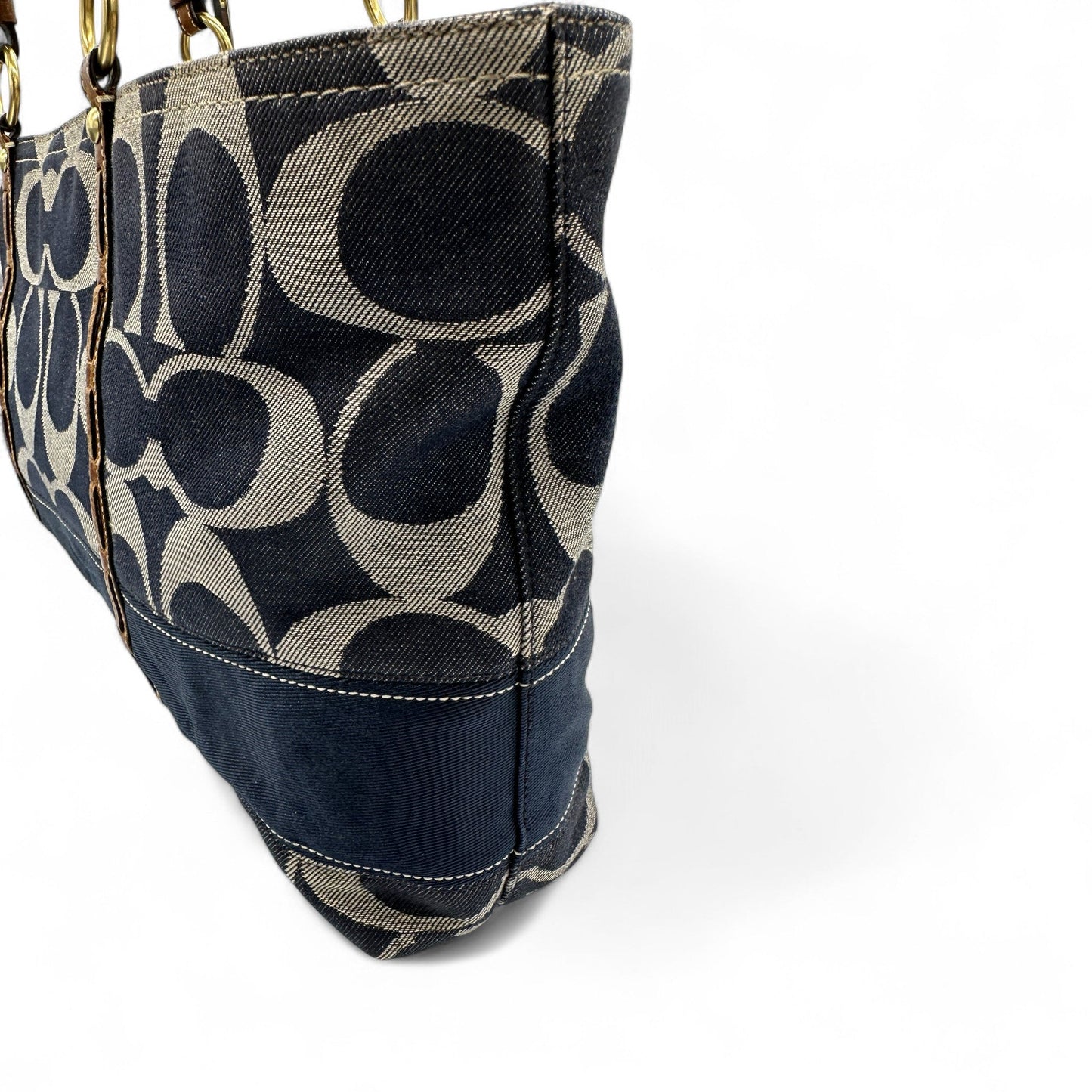 Vintage Coach 11180 Denim Tote Shoulder Bag - Thanks it's Vintage