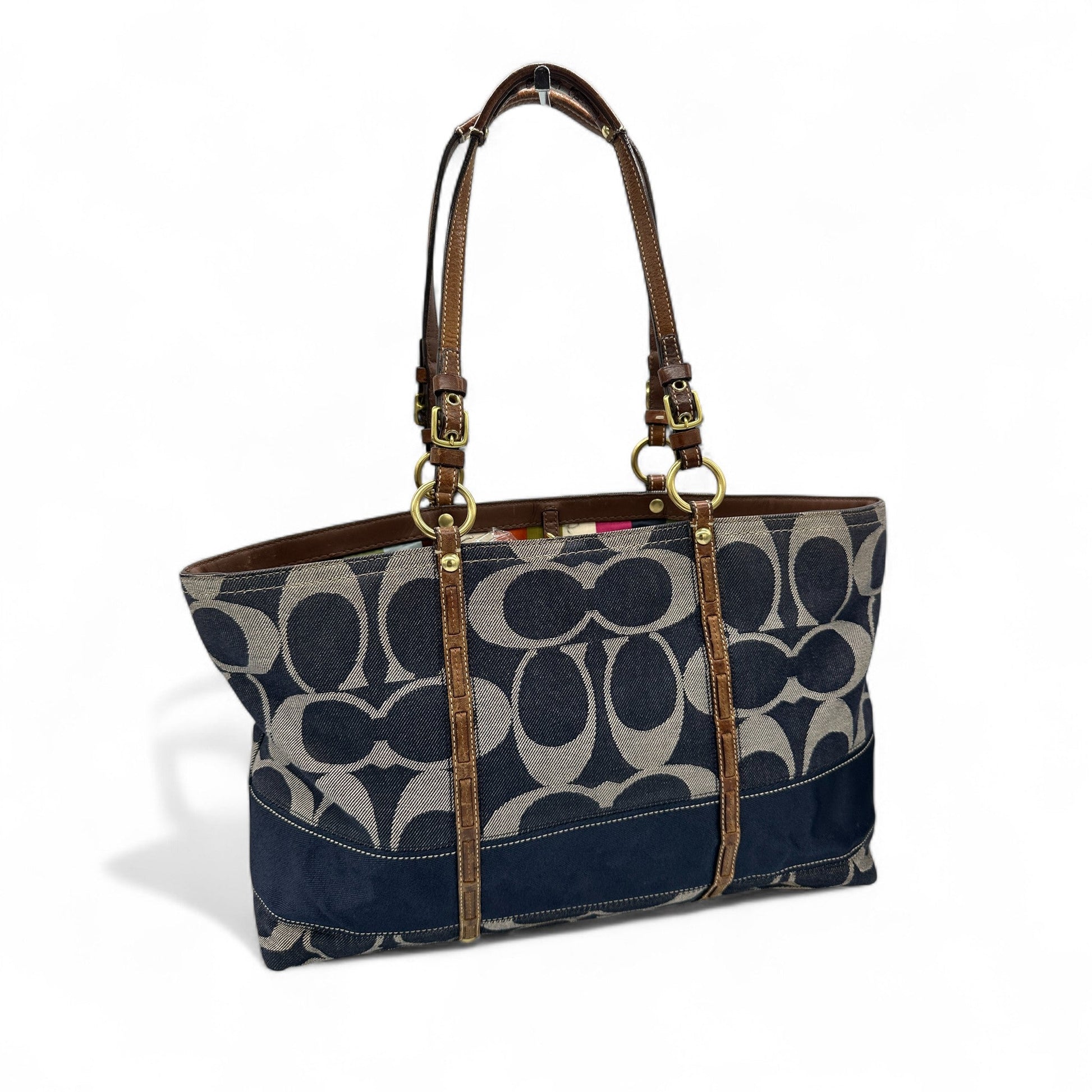 Vintage Coach 11180 Denim Tote Shoulder Bag - Thanks it's Vintage